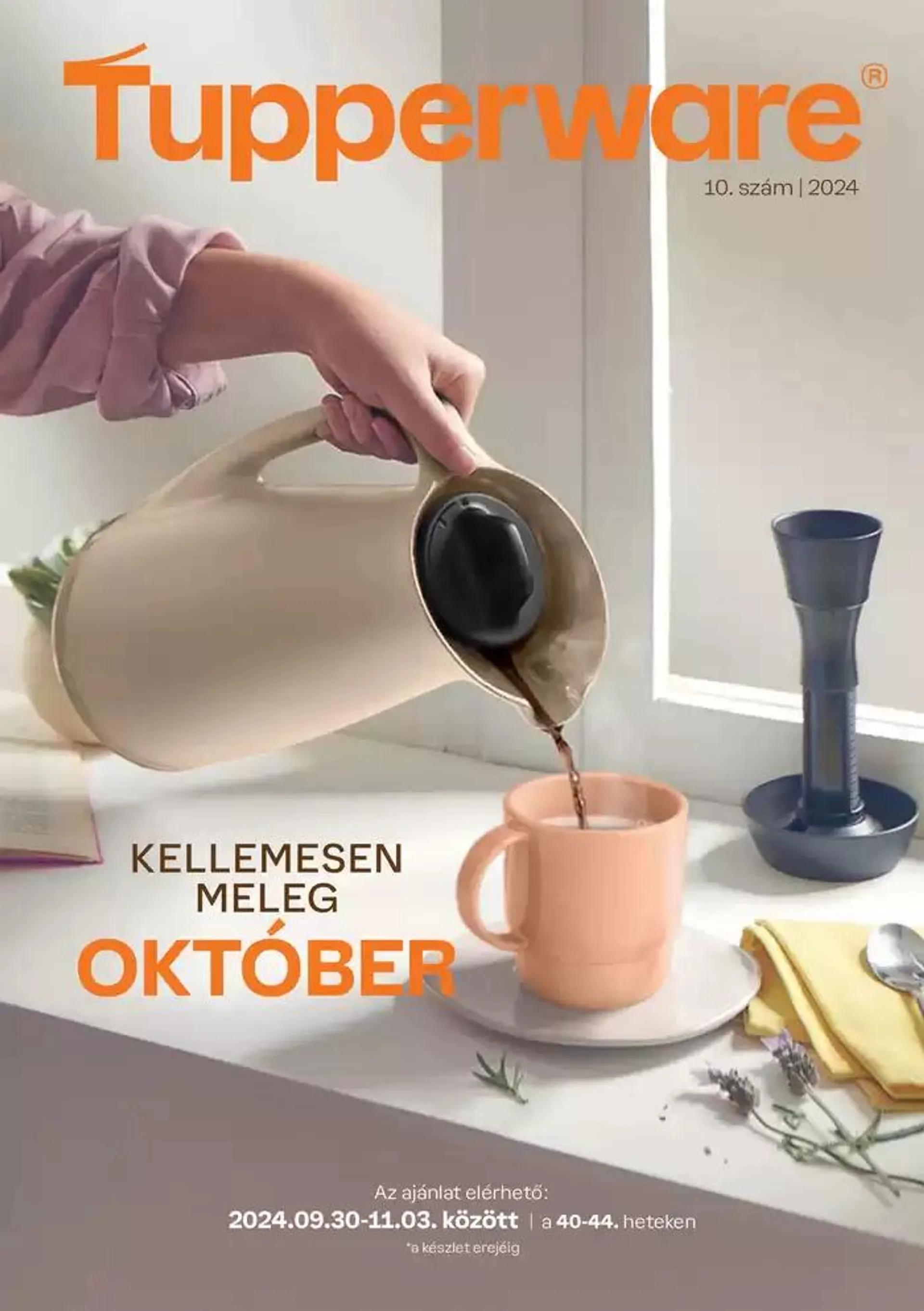 Katalógus Tupperware October 2024 Brochure október 9.-tól október 23.-ig 2024. - Oldal 1