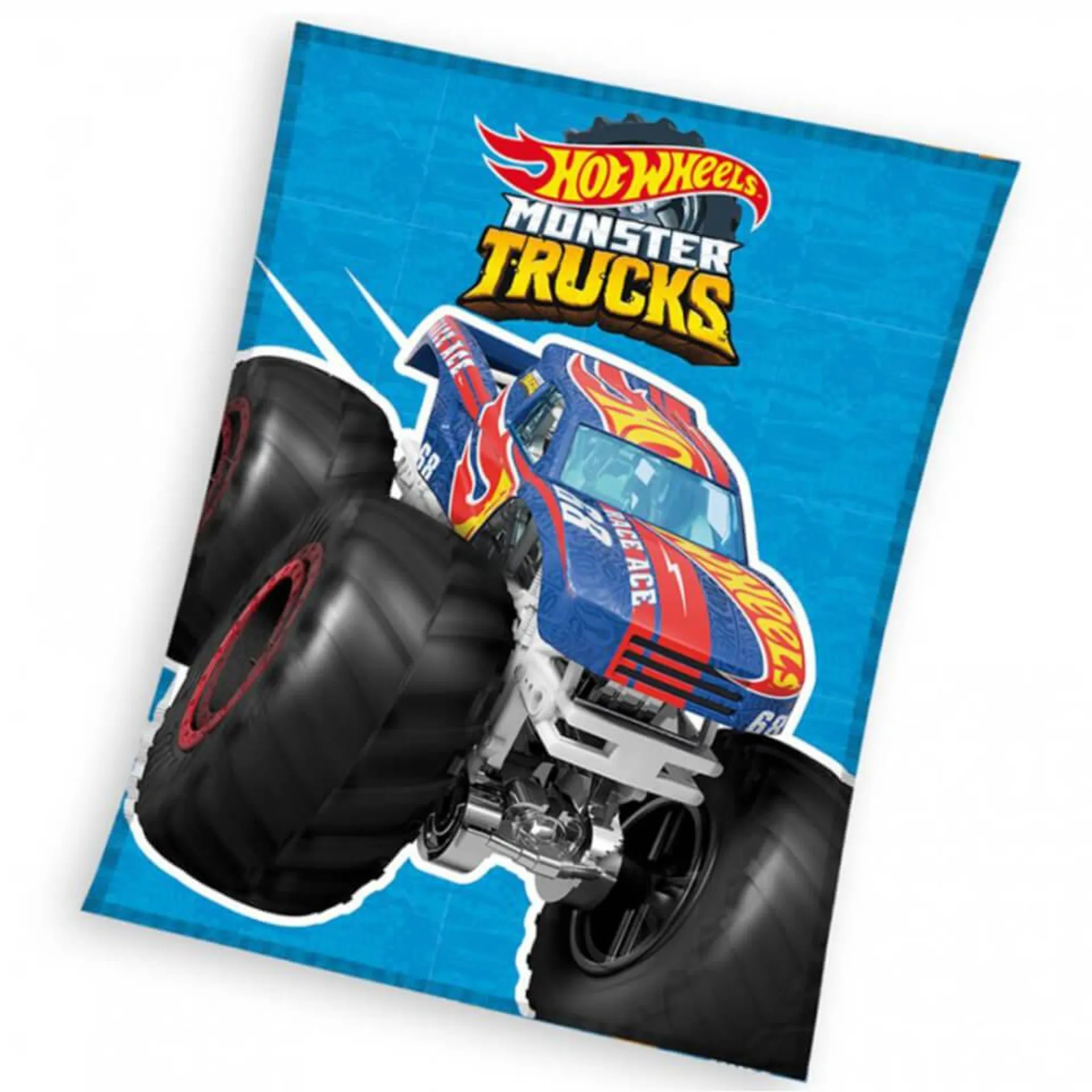 Gyerek takaró Hot Wheels Monster Trucks