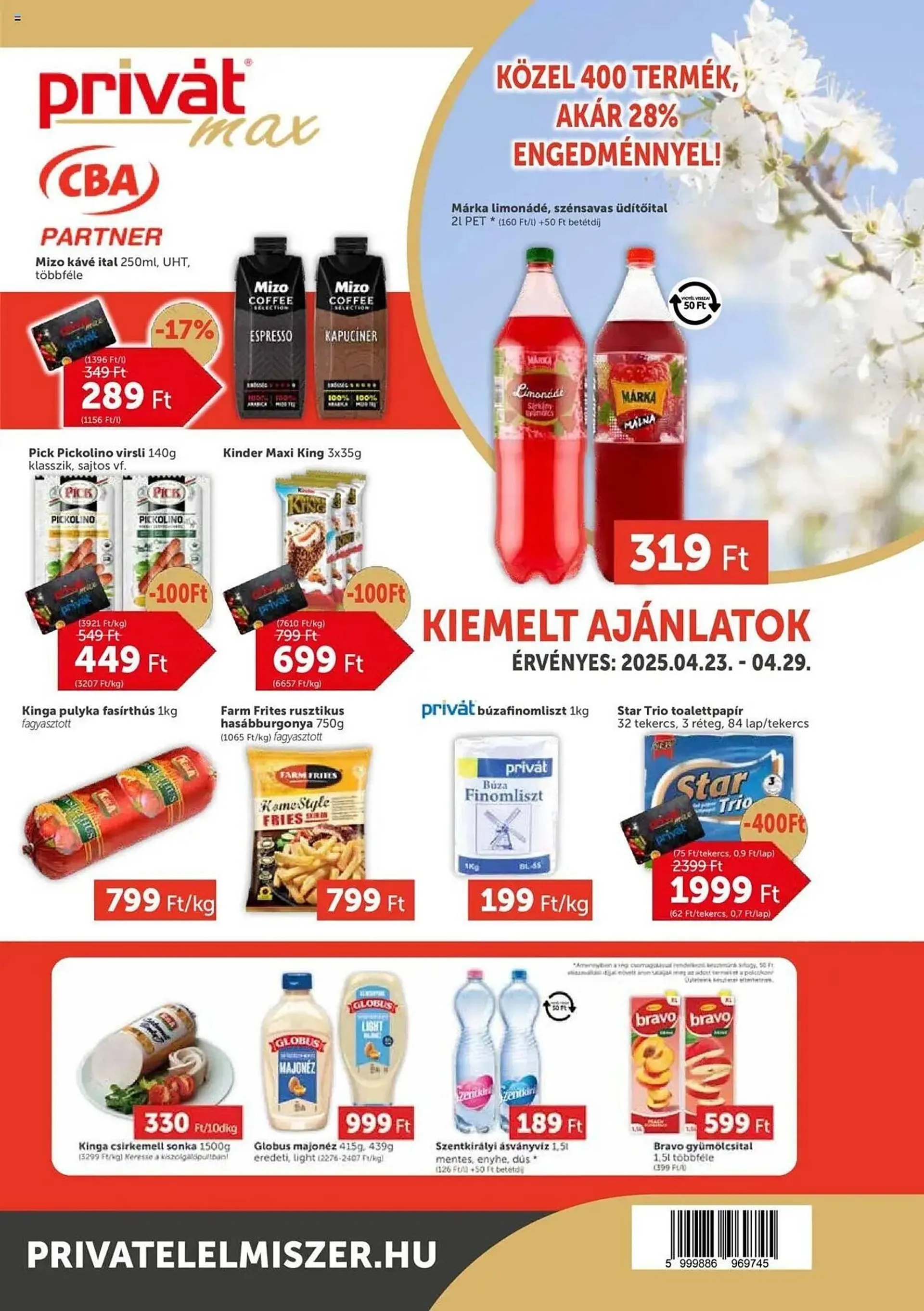PRIVÁT akciós újság - 1