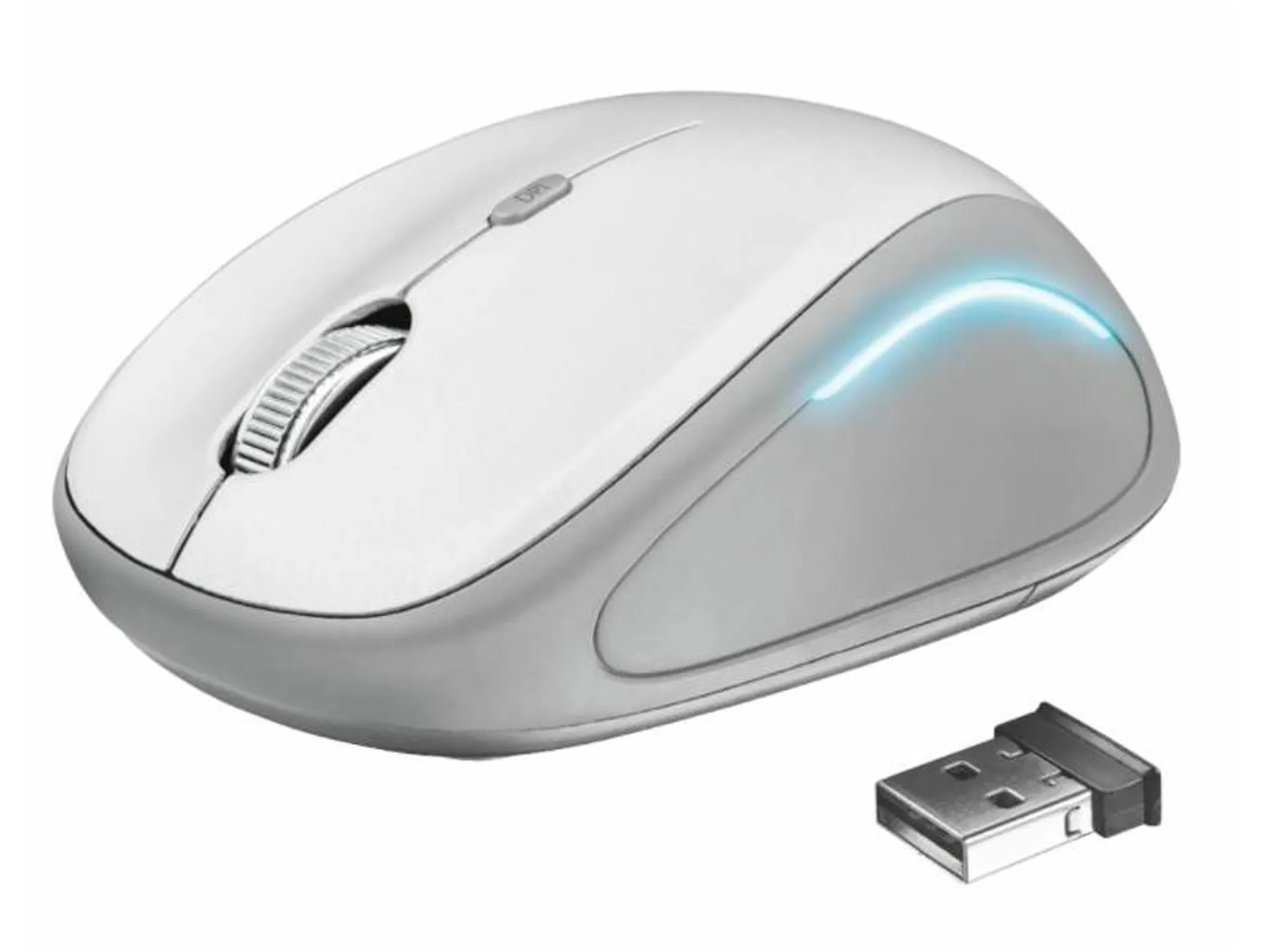 Trust Yvi FX Wireless Mouse vezeték nélküli egér, fehér (22335)