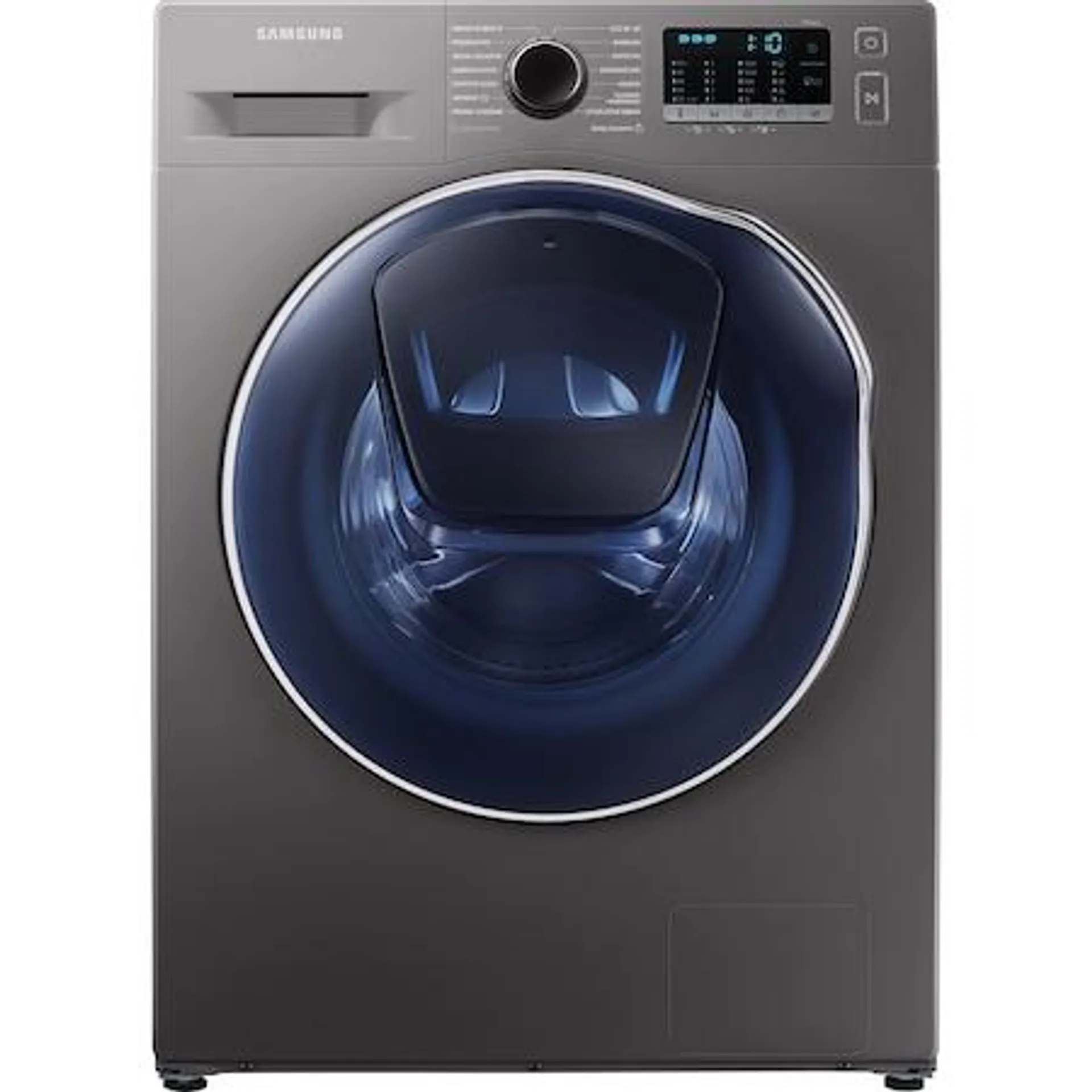 Samsung Slim WD8NK52E0ZX/LE Mosó-szárítógép, 8 kg mosás, 5 kg szárítás, 1200 ford/perc, Digital Inverter Motor, Eco Bubble, Air Wash, Add Wash, Steam, C energiaosztály, Rozsdamentes acél