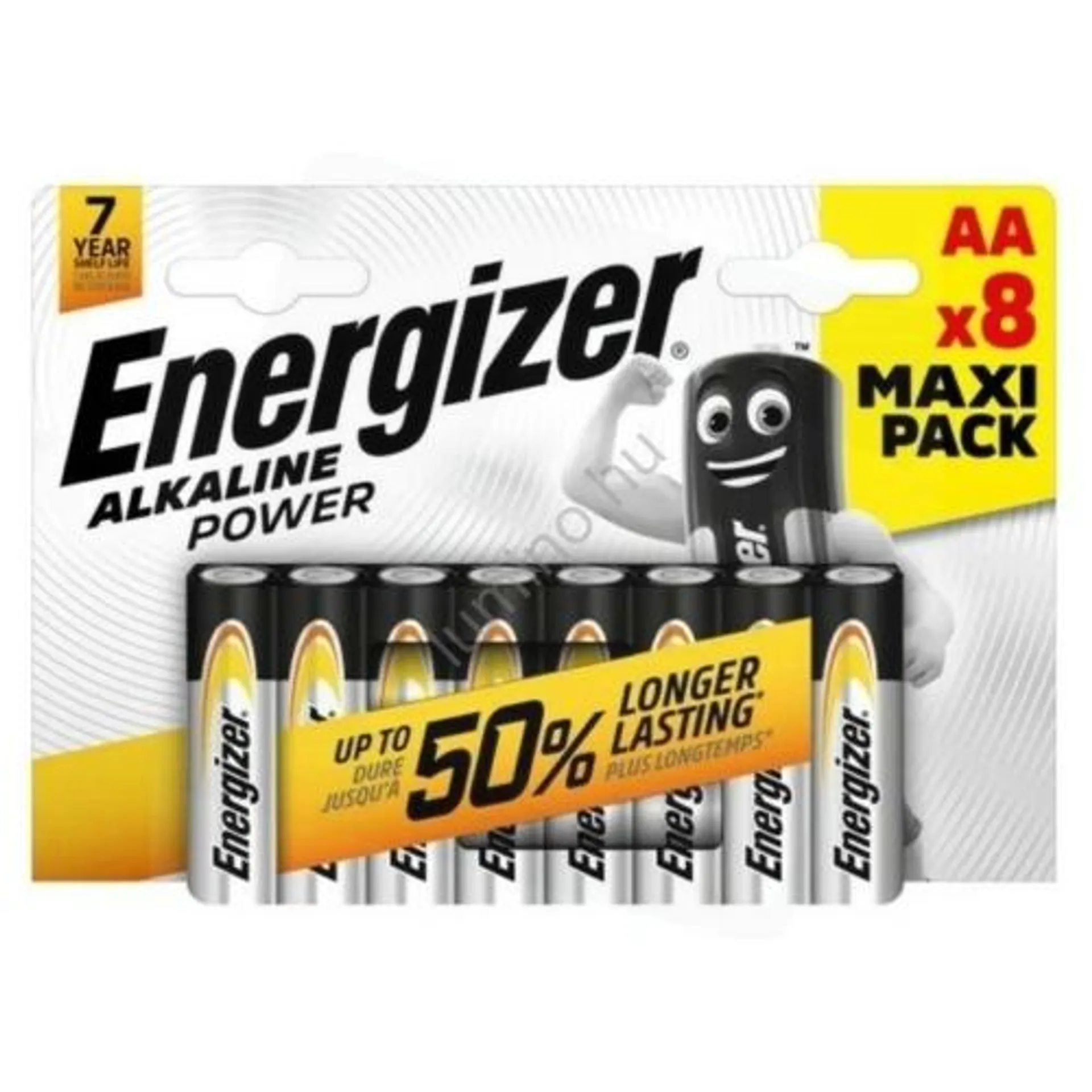 Energizer Alkaline Power Alkáli Tartós Ceruza Elem AA LR6 B8