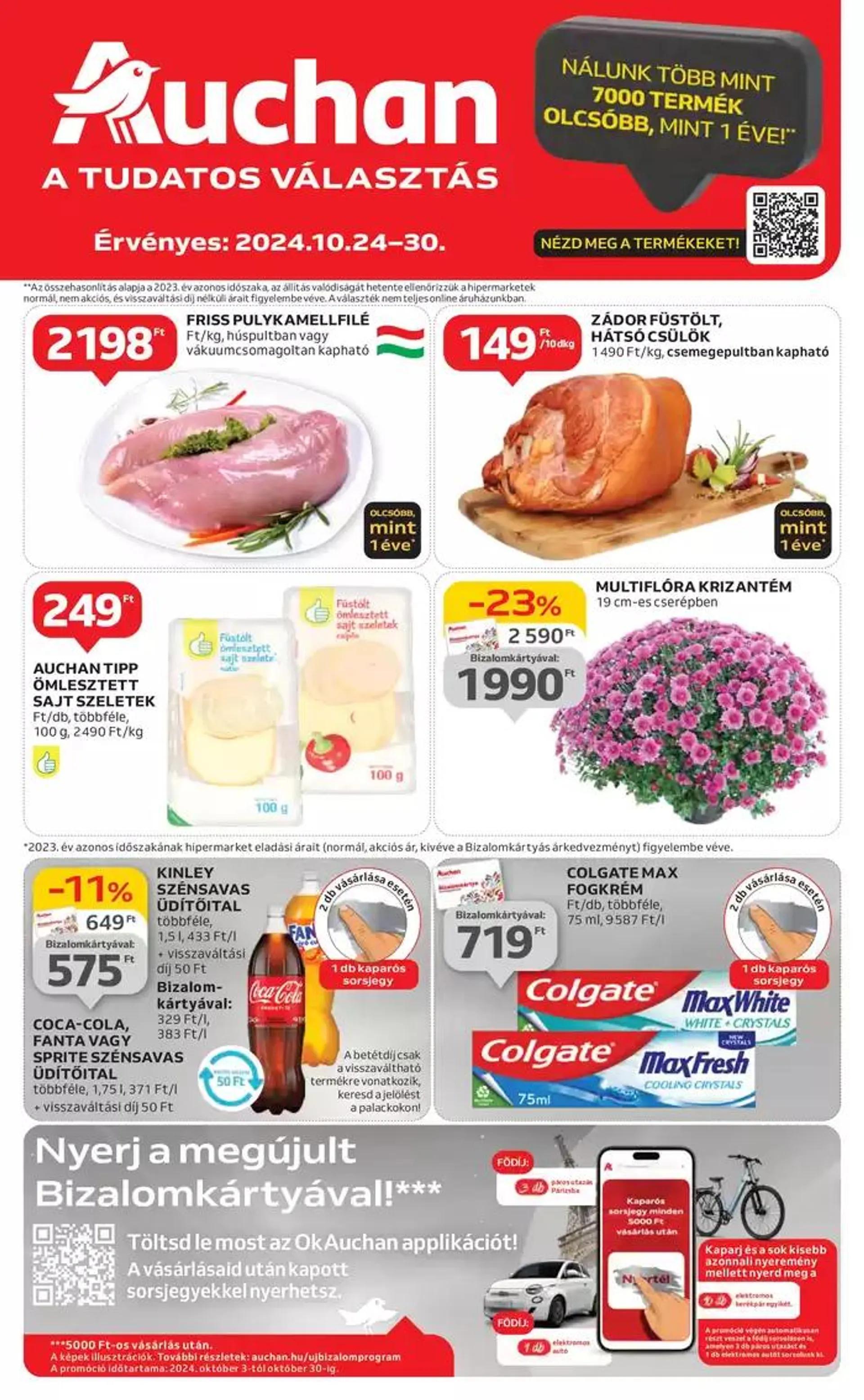 Katalógus Catalog Auchan október 21.-tól október 30.-ig 2024. - Oldal 1