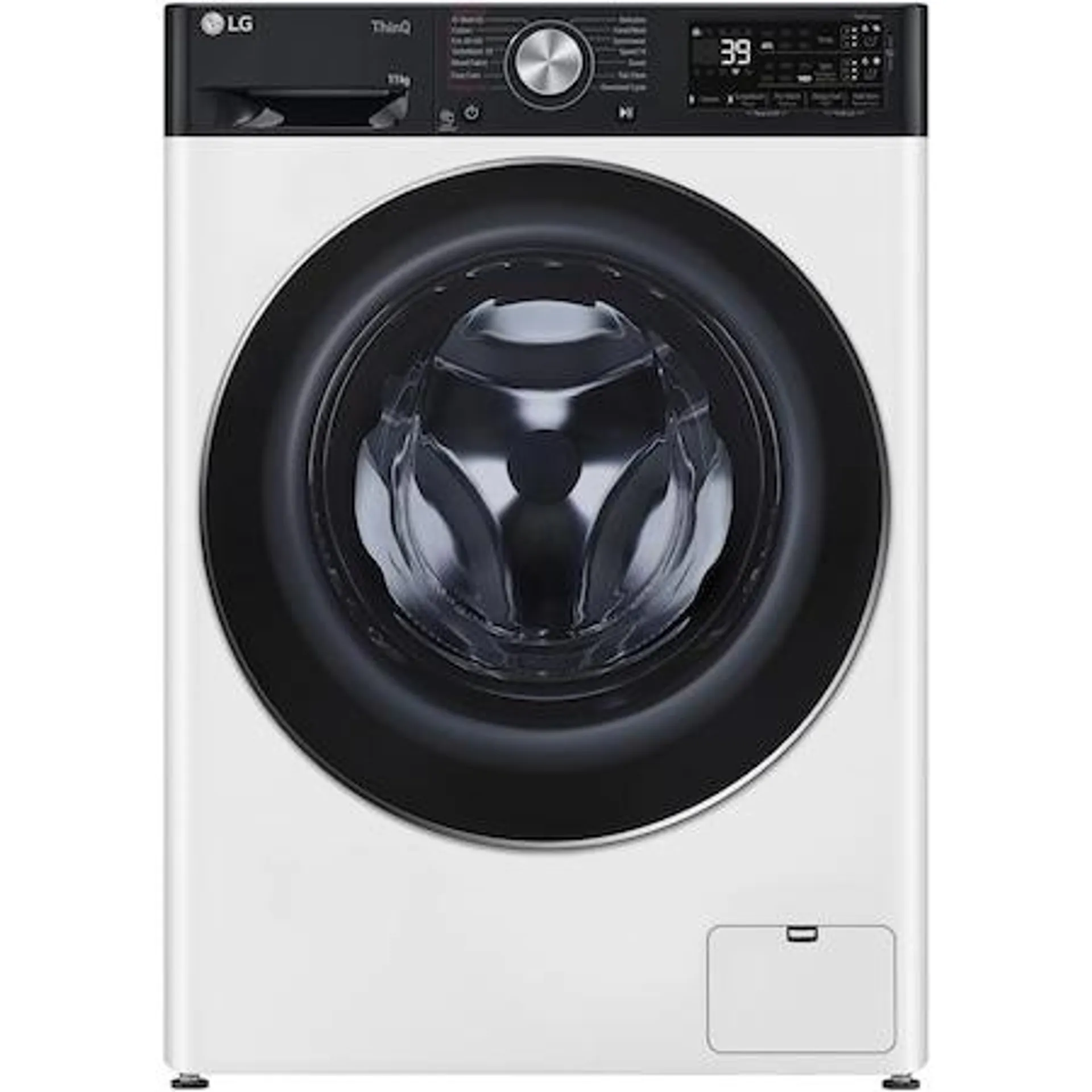 LG F4WR711S3HA Szabadonálló, Elöltöltős Mosógép 11 kg, A energiaosztály, Steam, TurboWash360°, Auto-Dose, Wi-Fi/ThinQ, Fehér