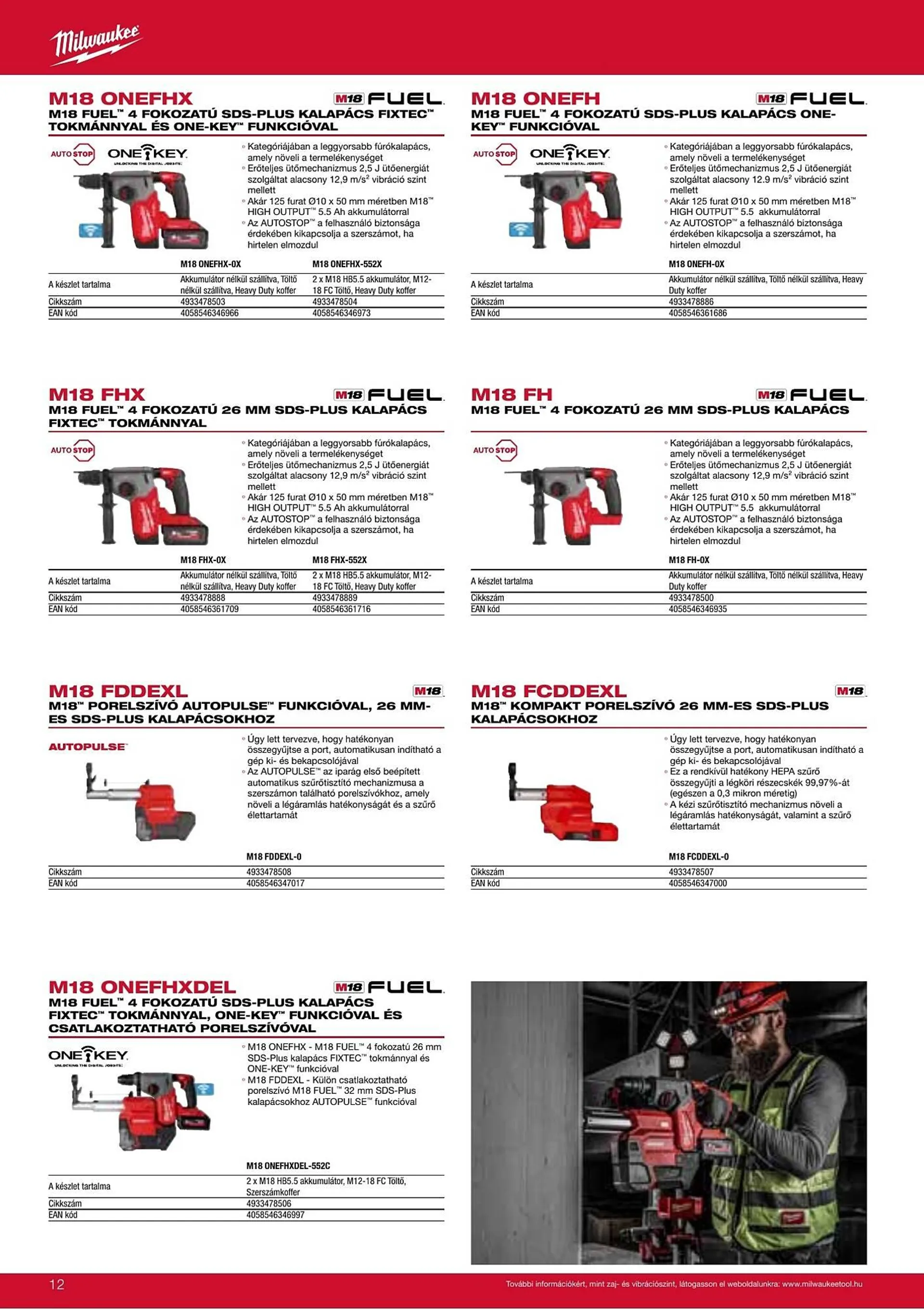 Katalógus Milwaukeetool akciós újság augusztus 14.-tól december 31.-ig 2025. - Oldal 12