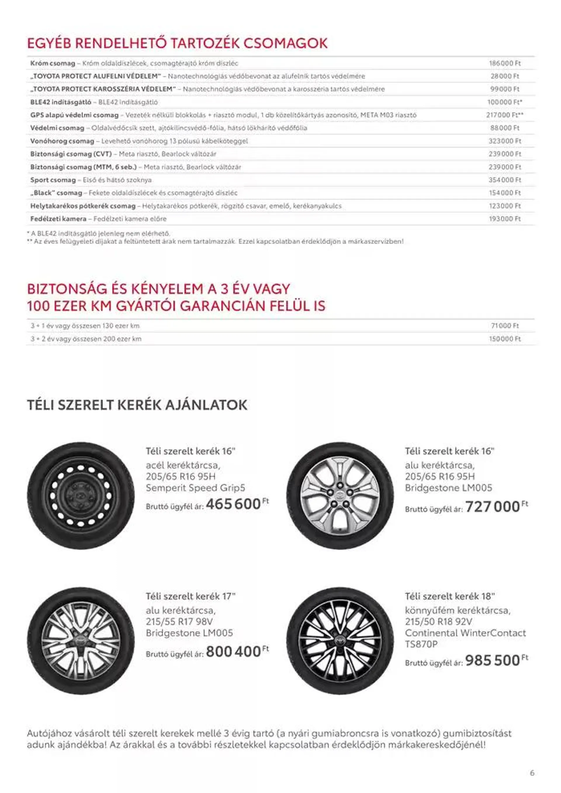 Katalógus Toyota Új YARIS CROSS október 3.-tól október 3.-ig 2025. - Oldal 6