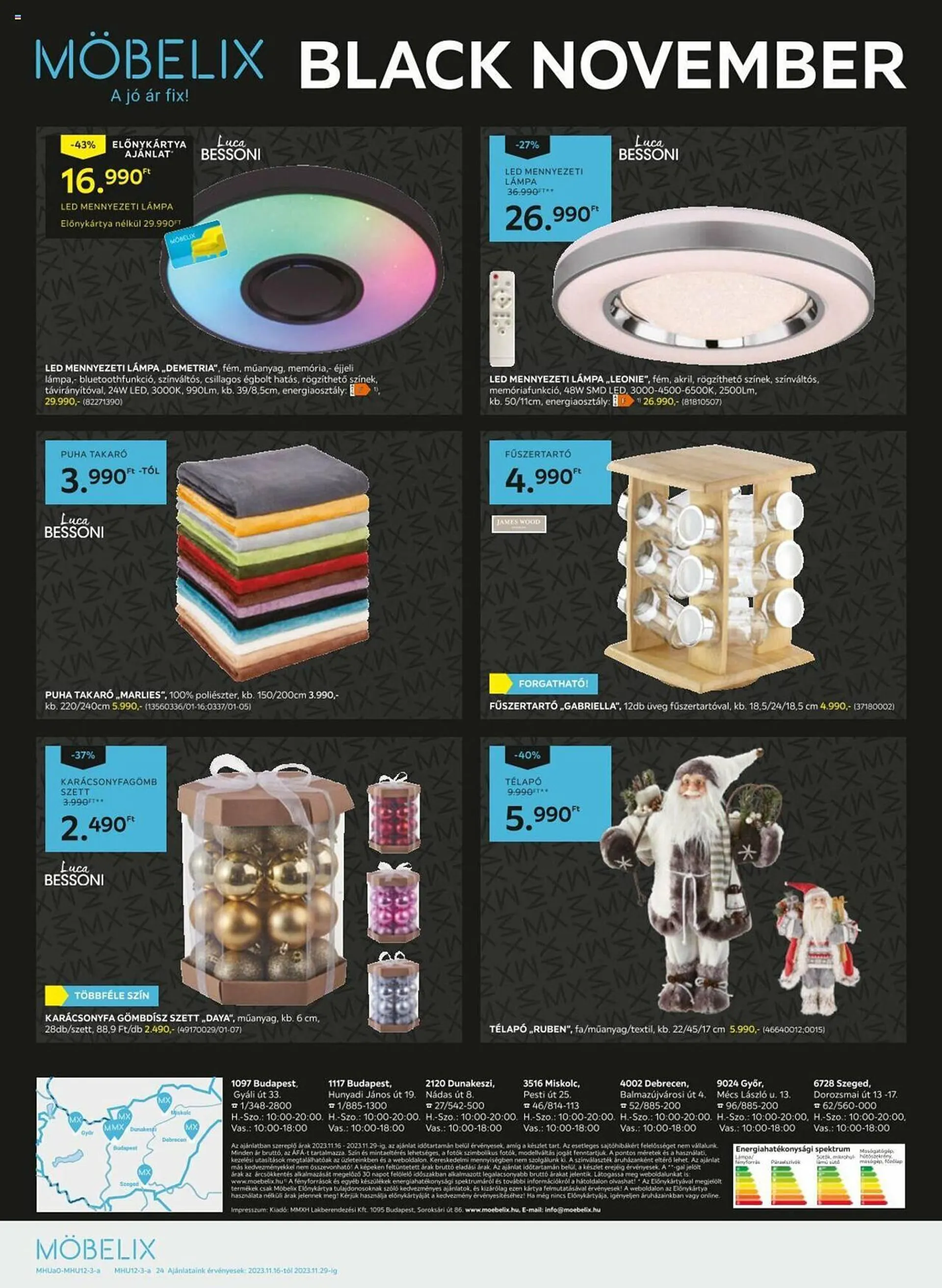 Katalógus Möbelix akciós újság november 16.-tól november 29.-ig 2023. - Oldal 24