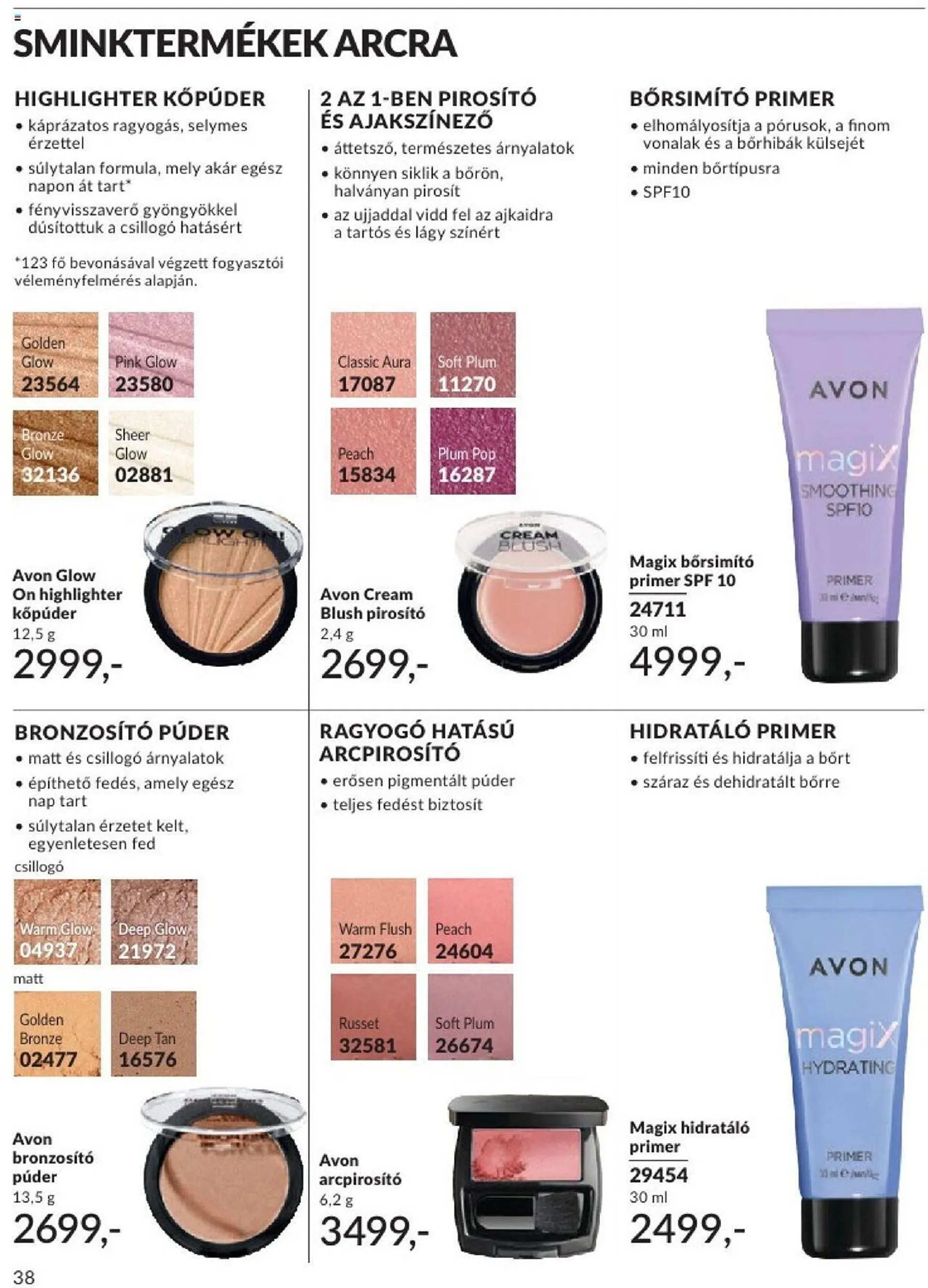 AVON akciós újság - 38