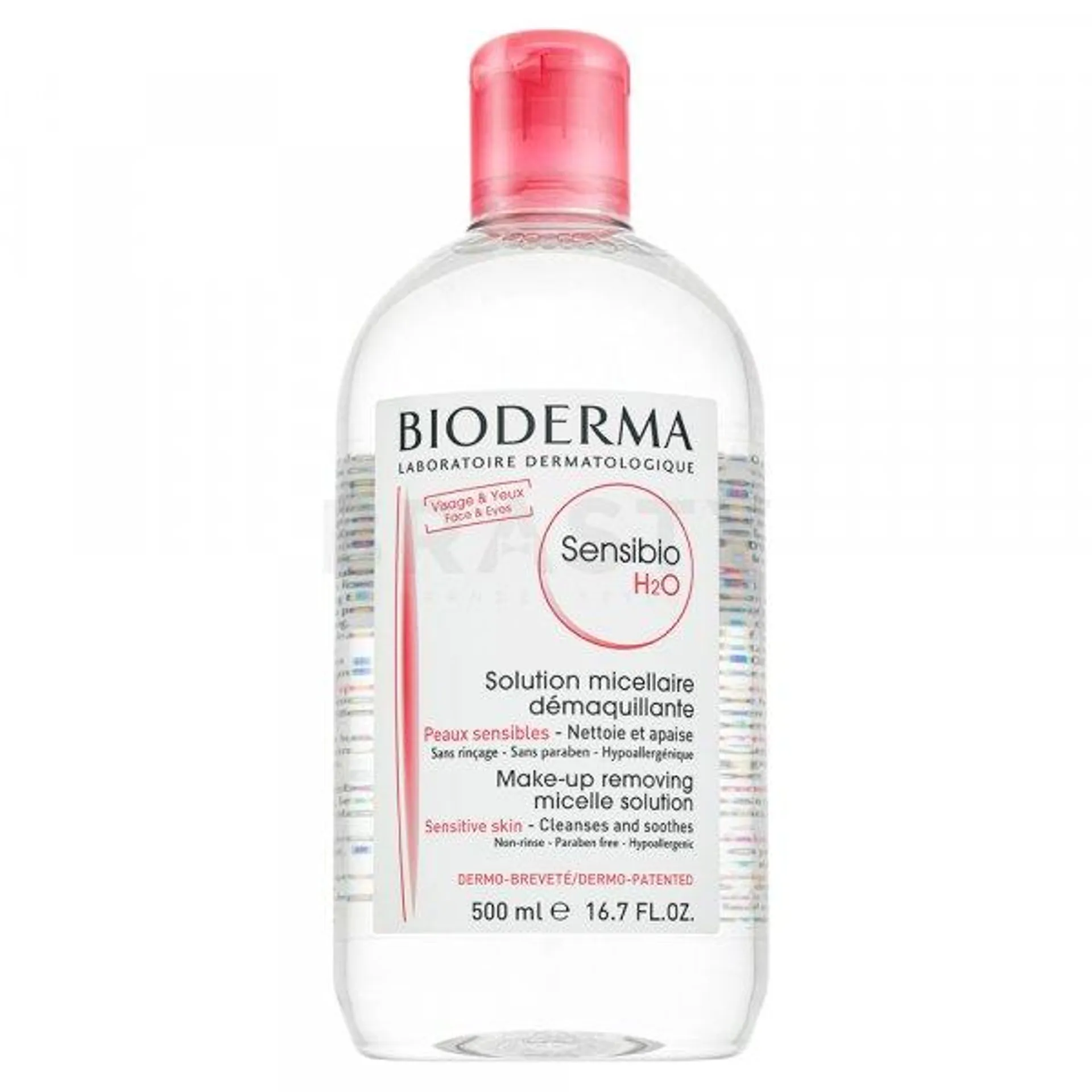 Bioderma Sensibio H2O Make-up Removing Micelle Solution micelláris sminklemosó érzékeny arcbőrre 500 ml