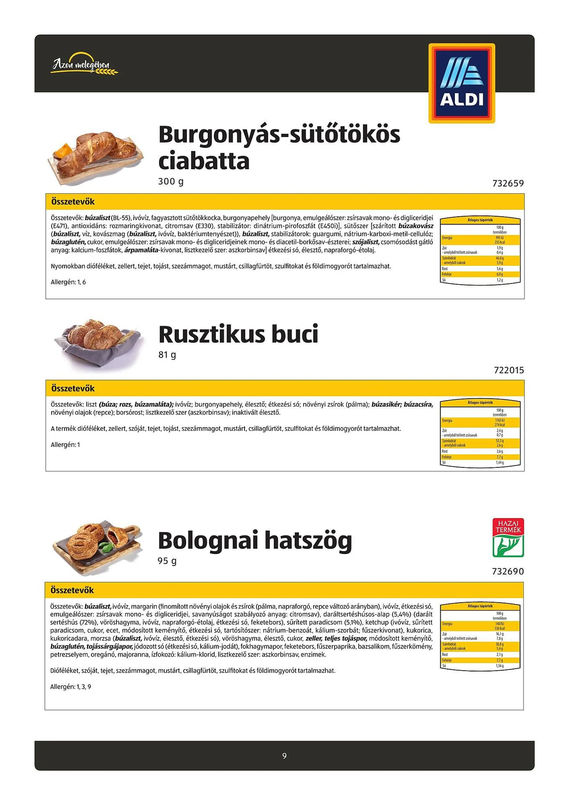 Katalógus ALDI akciós újság július 26.-tól október 21.-ig 2024. - Oldal 9