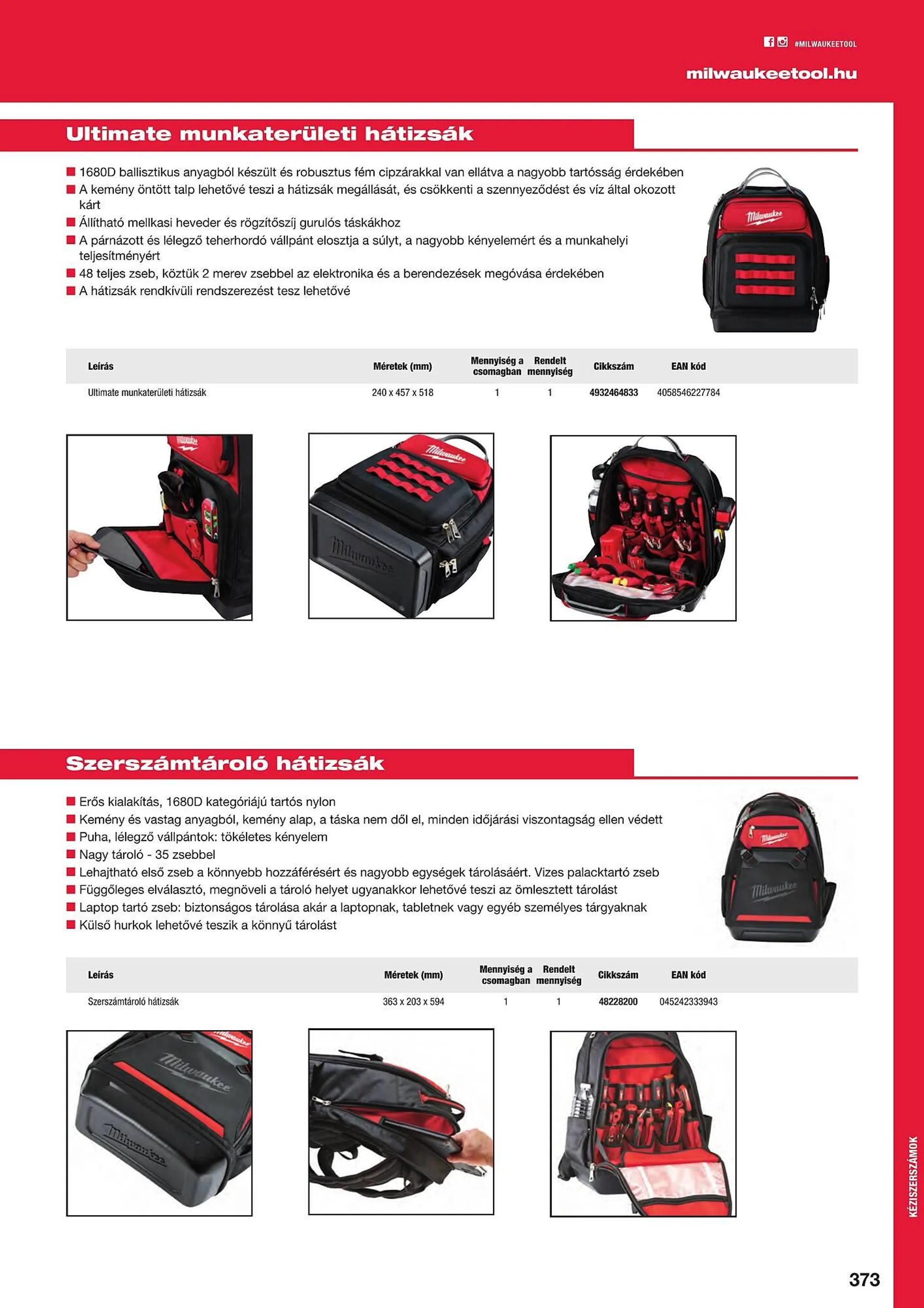 Katalógus Milwaukeetool akciós újság augusztus 14.-tól december 31.-ig 2024. - Oldal 373