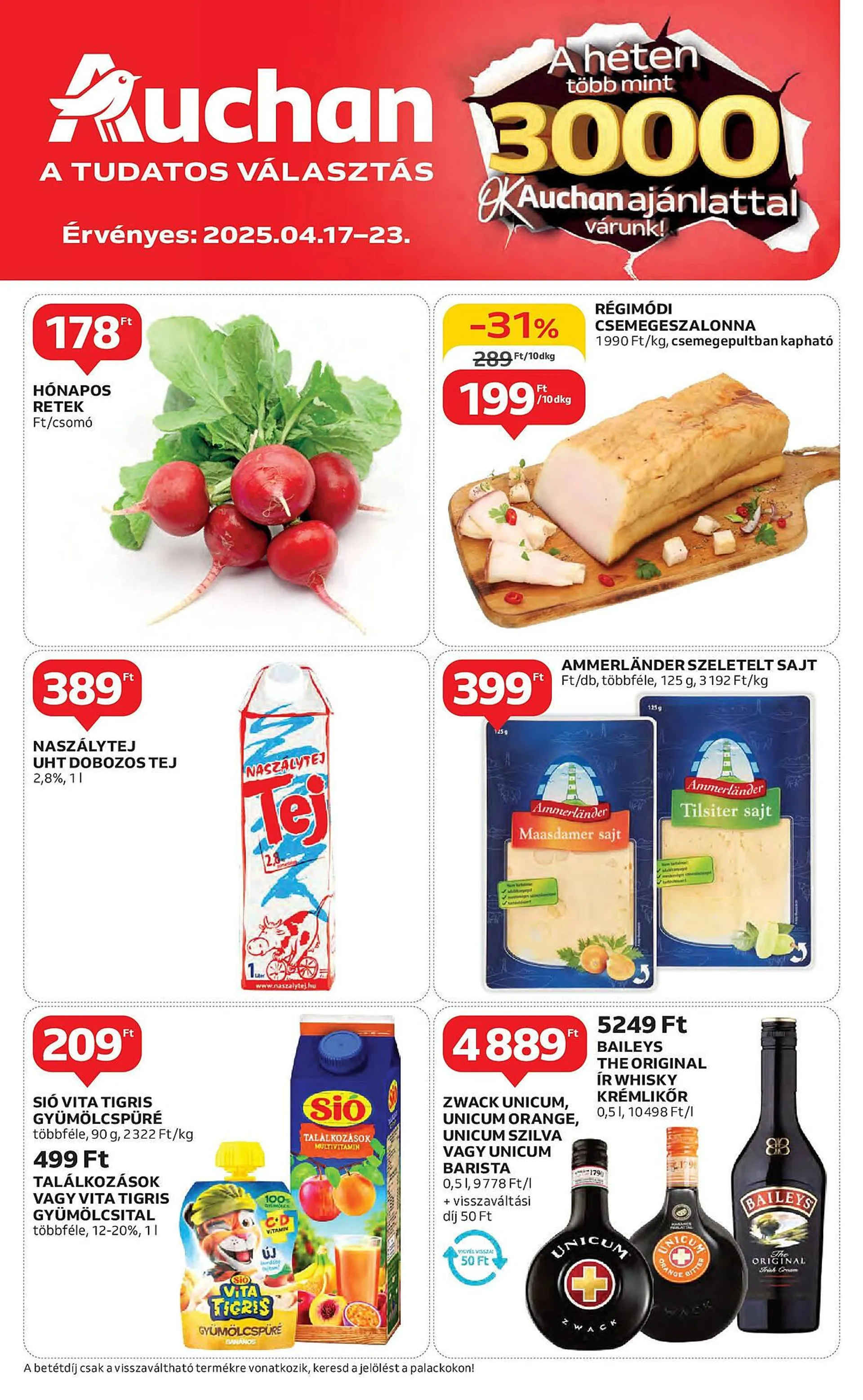 Auchan akciós újság - 1