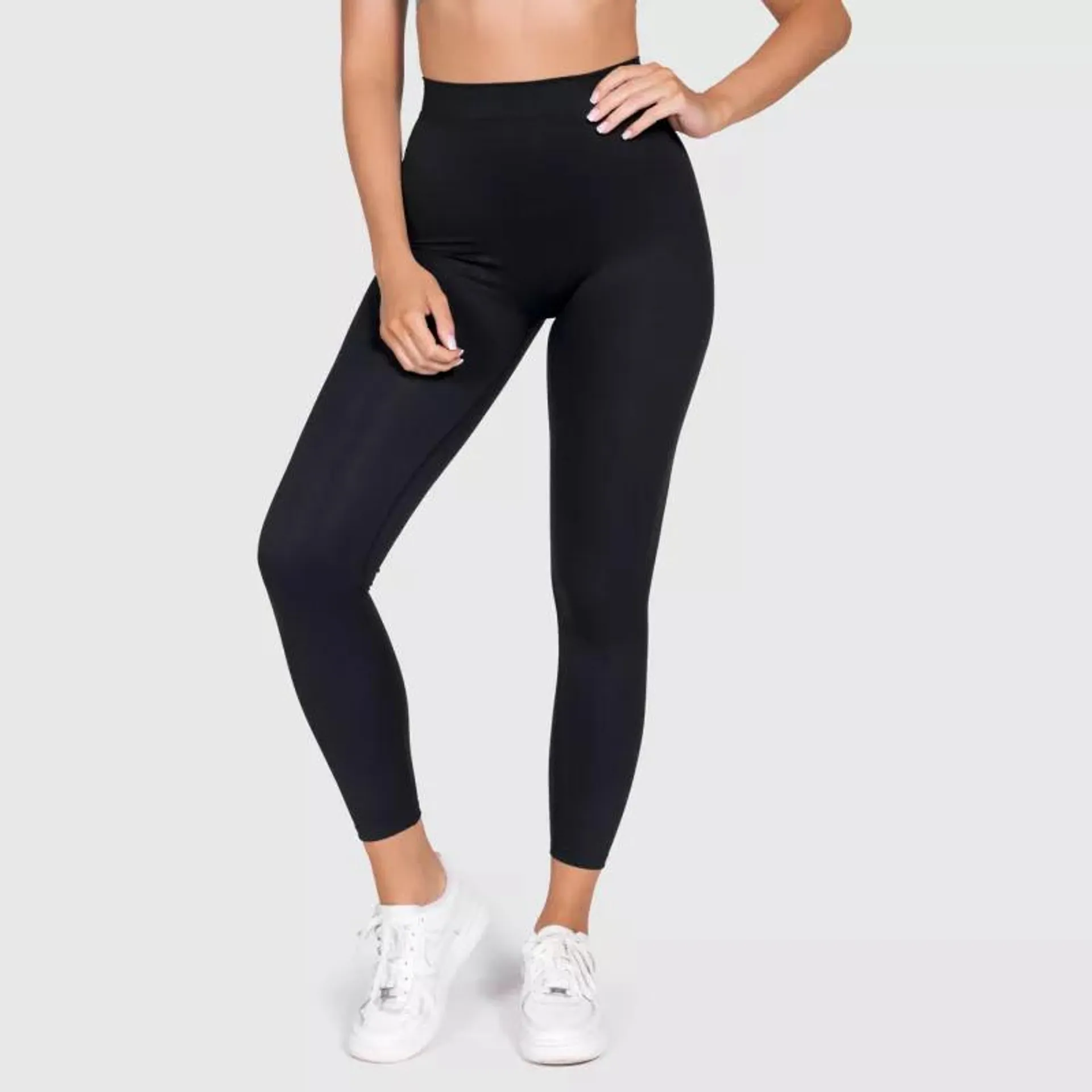 Női leggings Iron Aesthetics Scrunch, fekete