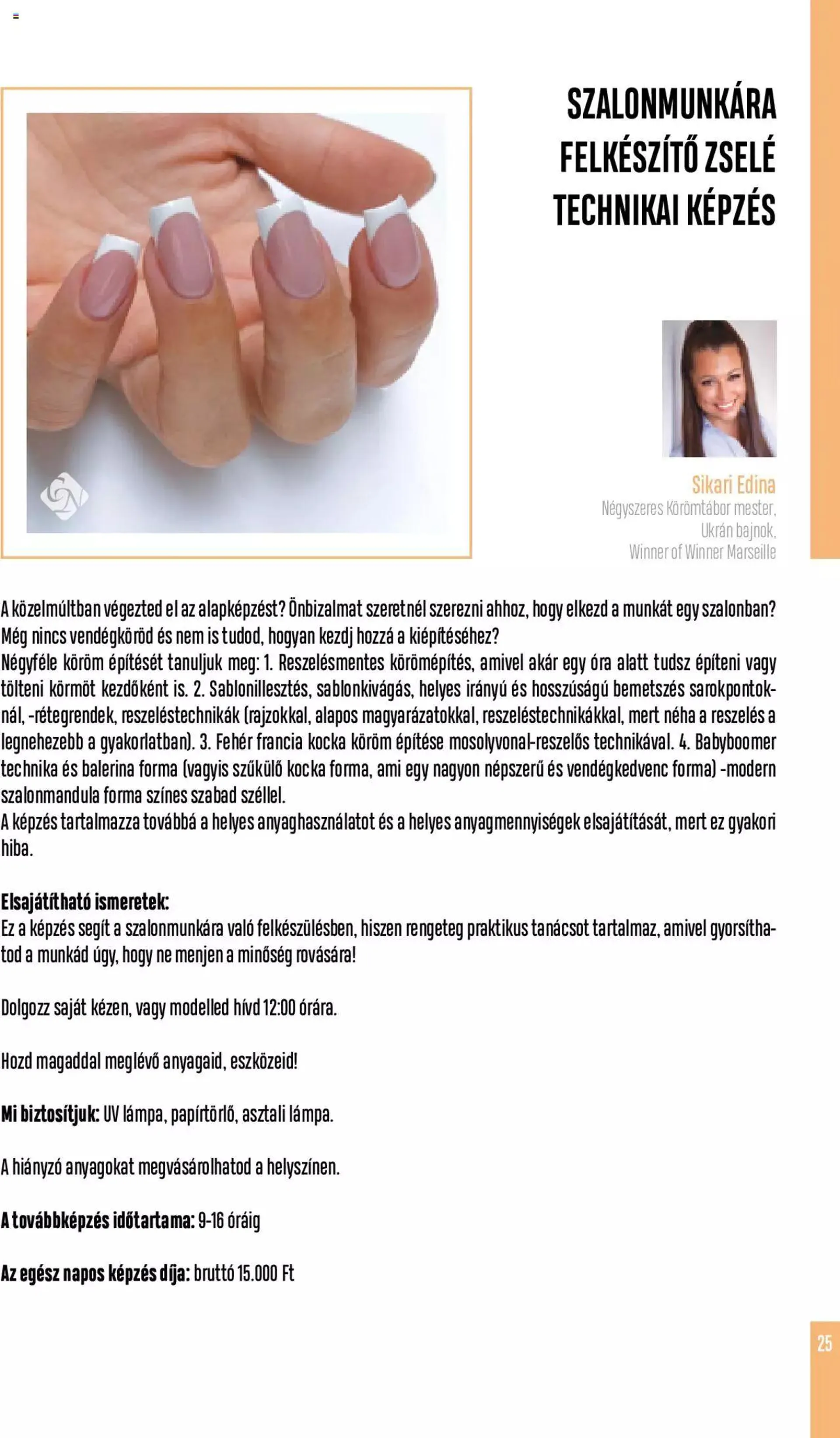 Katalógus Crystal Nails - Tavasz oktatási kézikönyv március 6.-tól december 31.-ig 2023. - Oldal 25