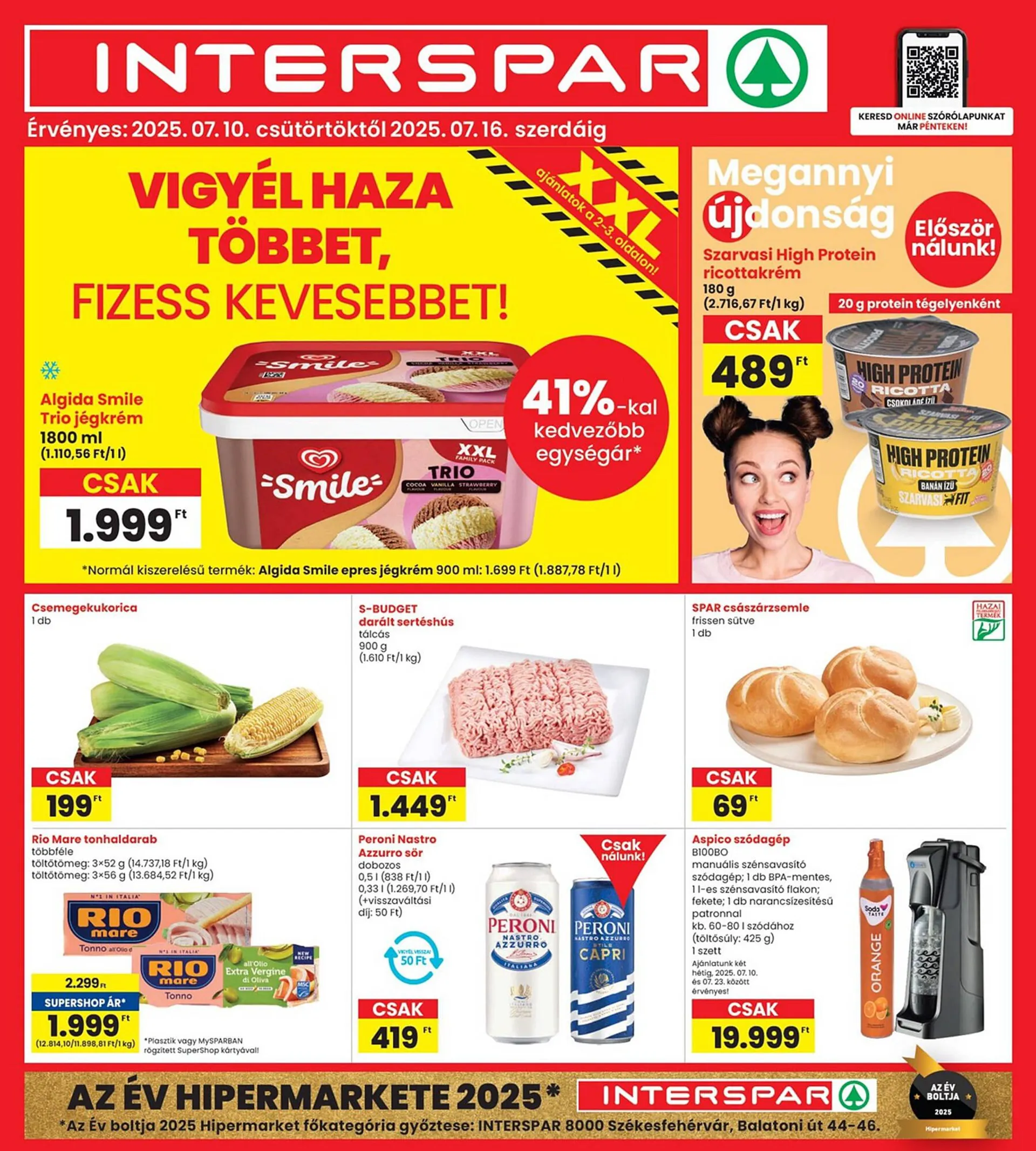 Katalógus Interspar akciós újság július 10.-tól július 16.-ig 2025. - Oldal 1