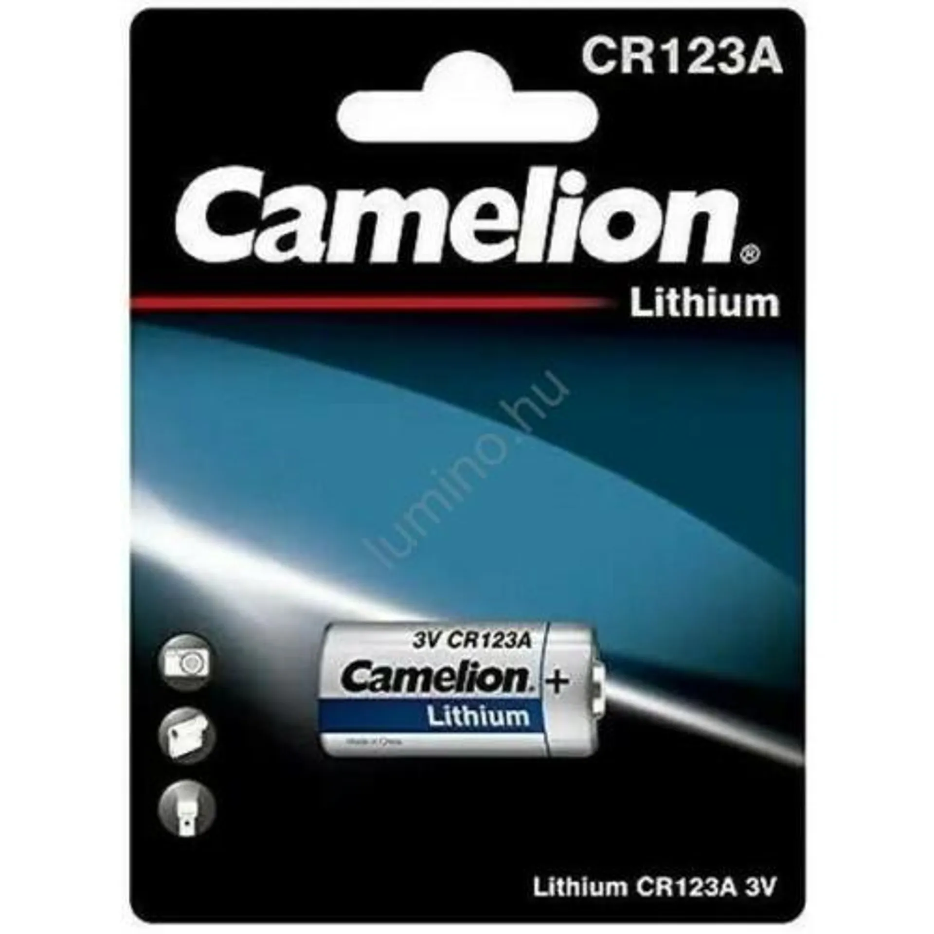 Camelion CR123A Lithium Fotó elem 3V B1