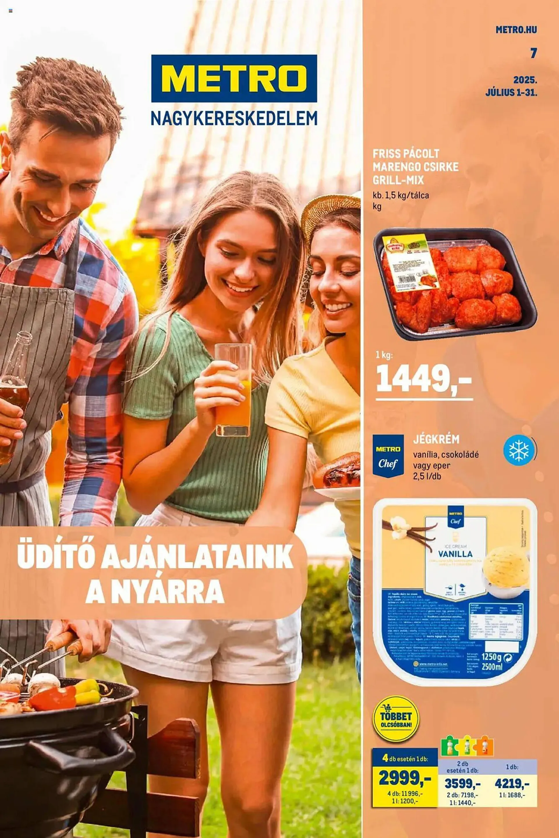 Katalógus Metro akciós újság július 1.-tól július 31.-ig 2025. - Oldal 1