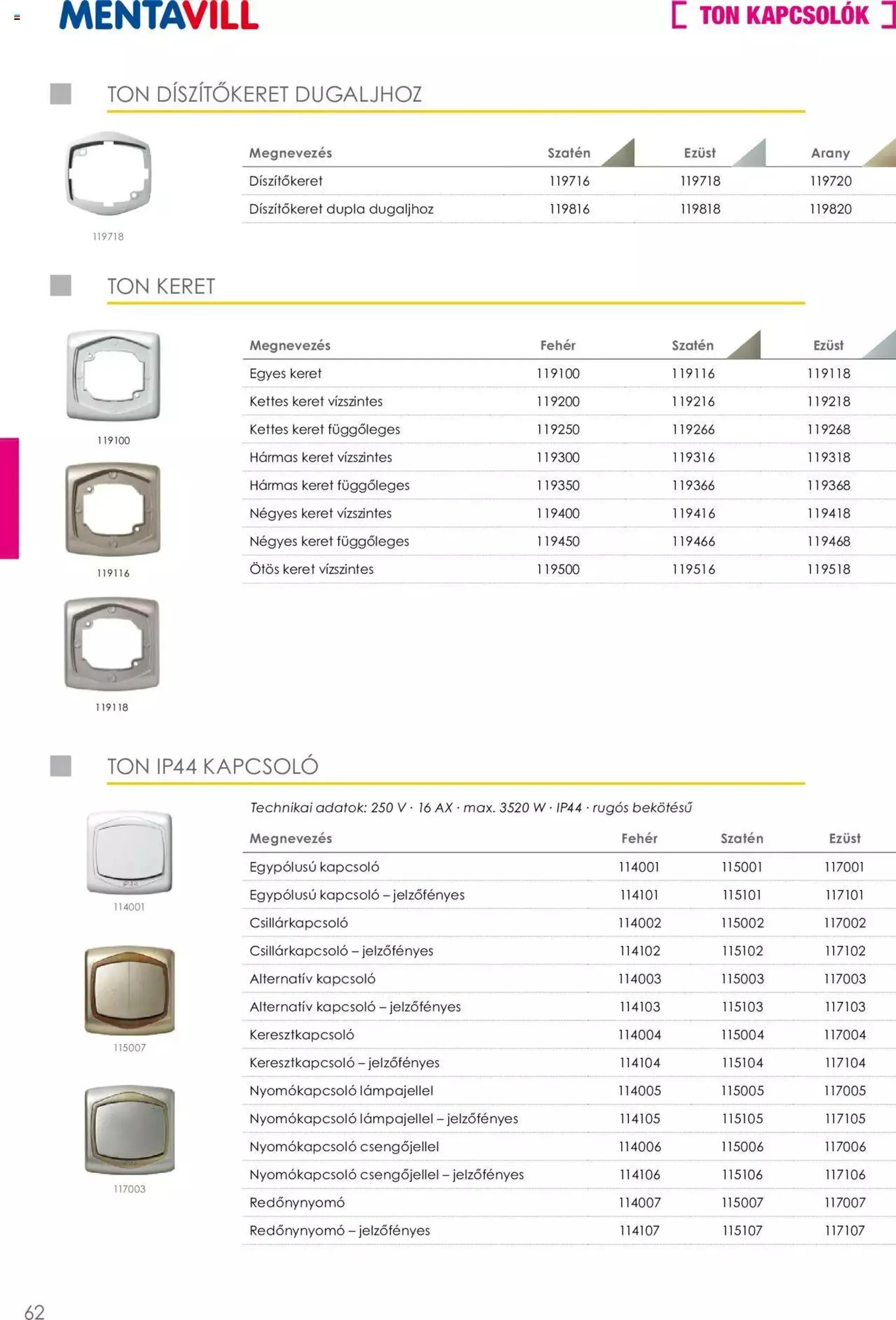 Mentavill - Termékkatalógus 2022-2023 - 63