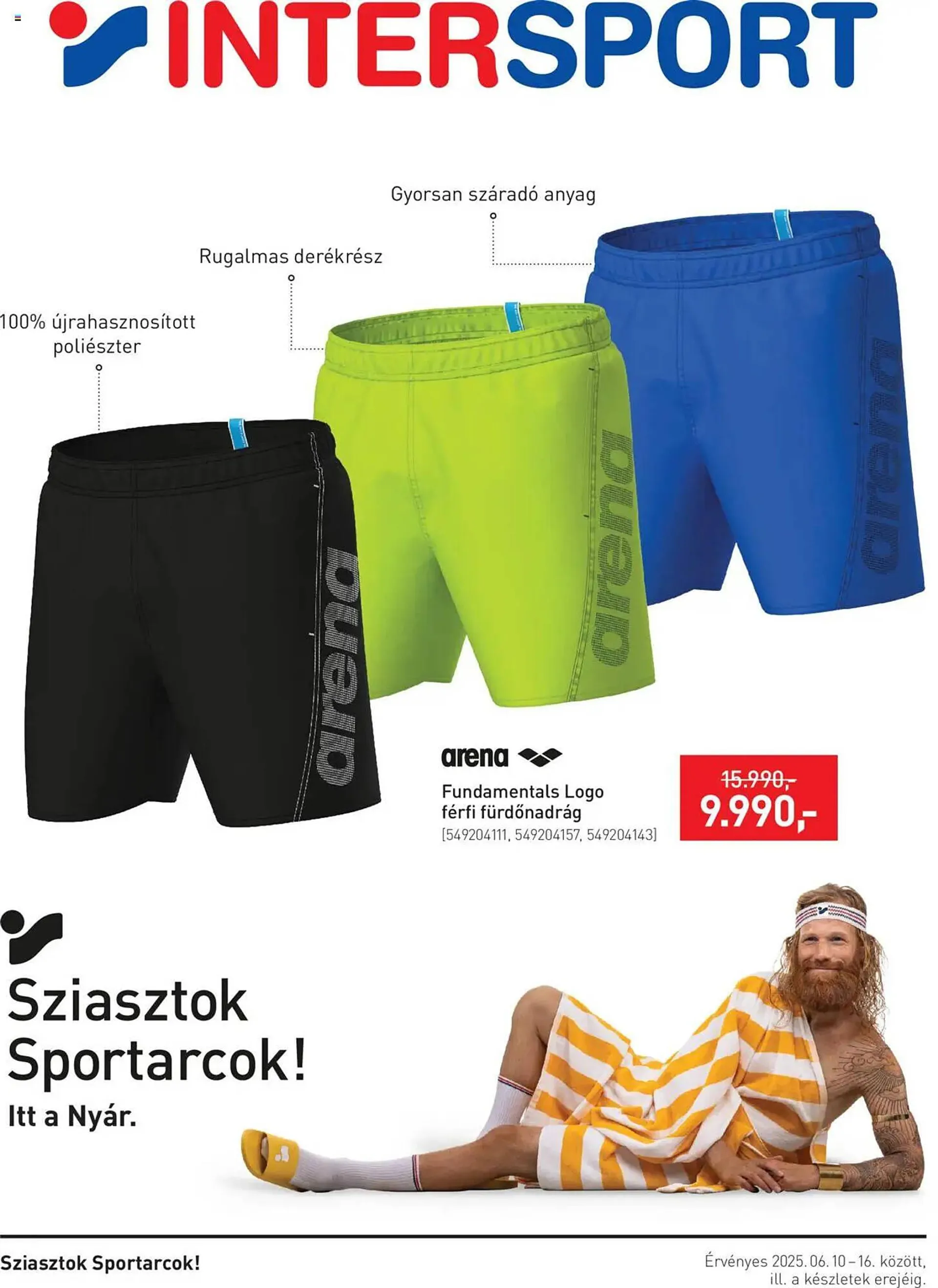 Katalógus Intersport akciós újság június 10.-tól június 16.-ig 2025. - Oldal 1