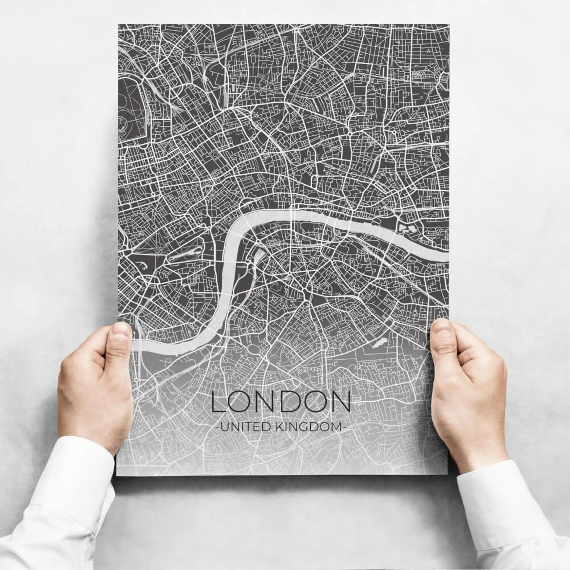 Fali dekoráció - Map Of London