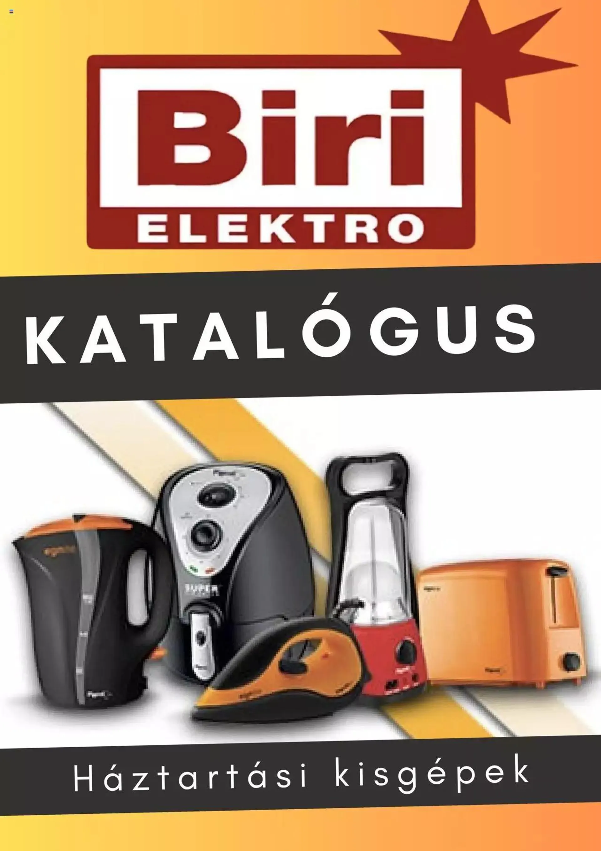 Biri Elektro - Akciós újság