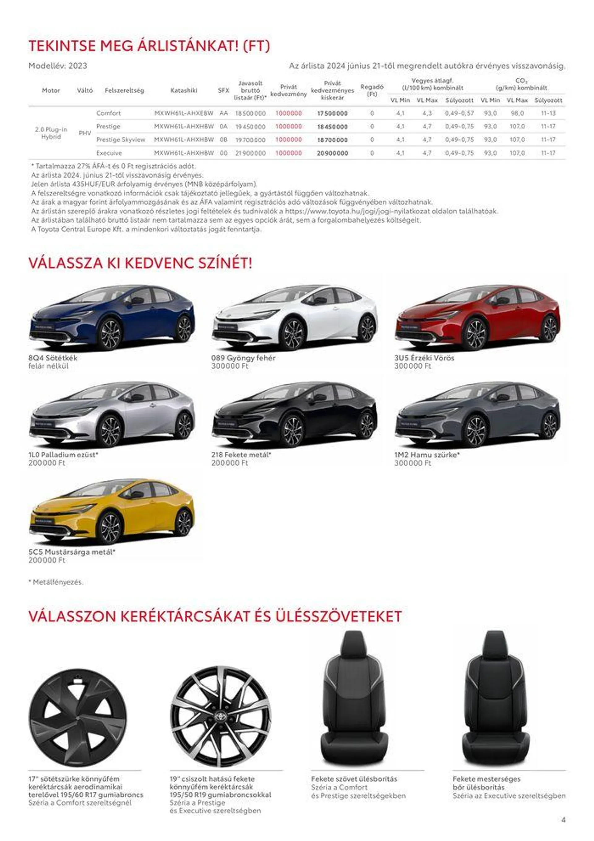 Katalógus Toyota Prius augusztus 31.-tól augusztus 31.-ig 2025. - Oldal 4