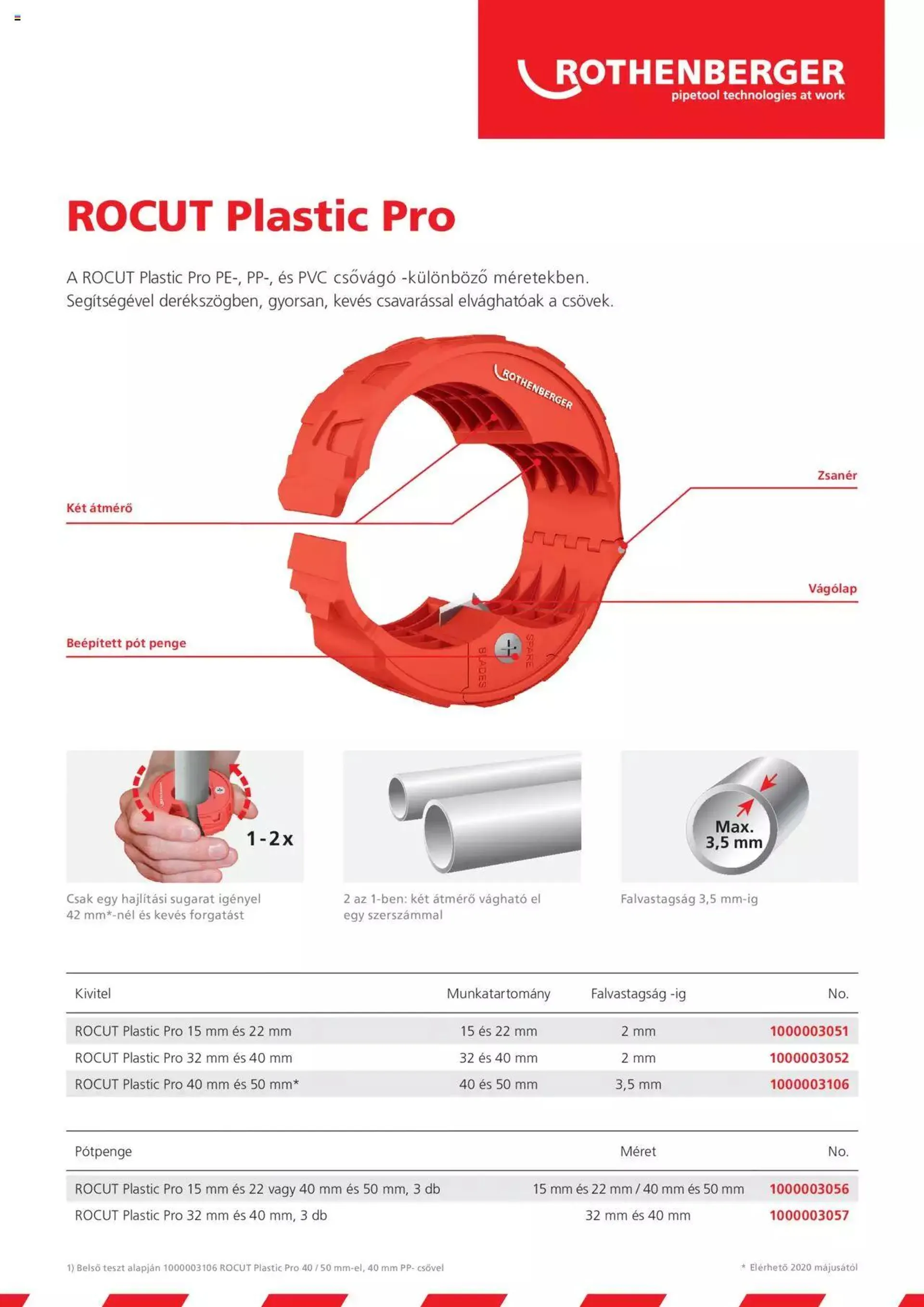 Rothenberger - Rocut Plastic Pro - 1