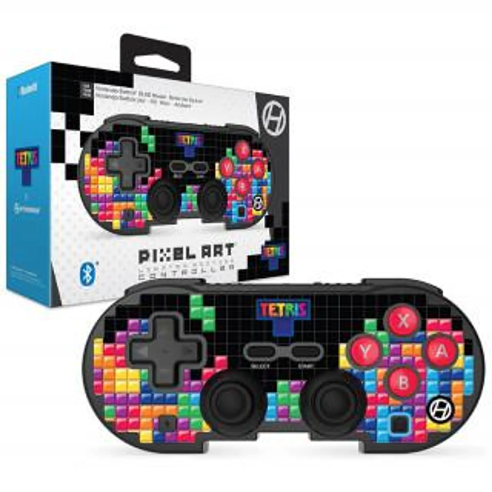 Hyperkin Pixel Art Tetris Bluetooth Kontroller - Tetrimino Stack (M01328-TETS)