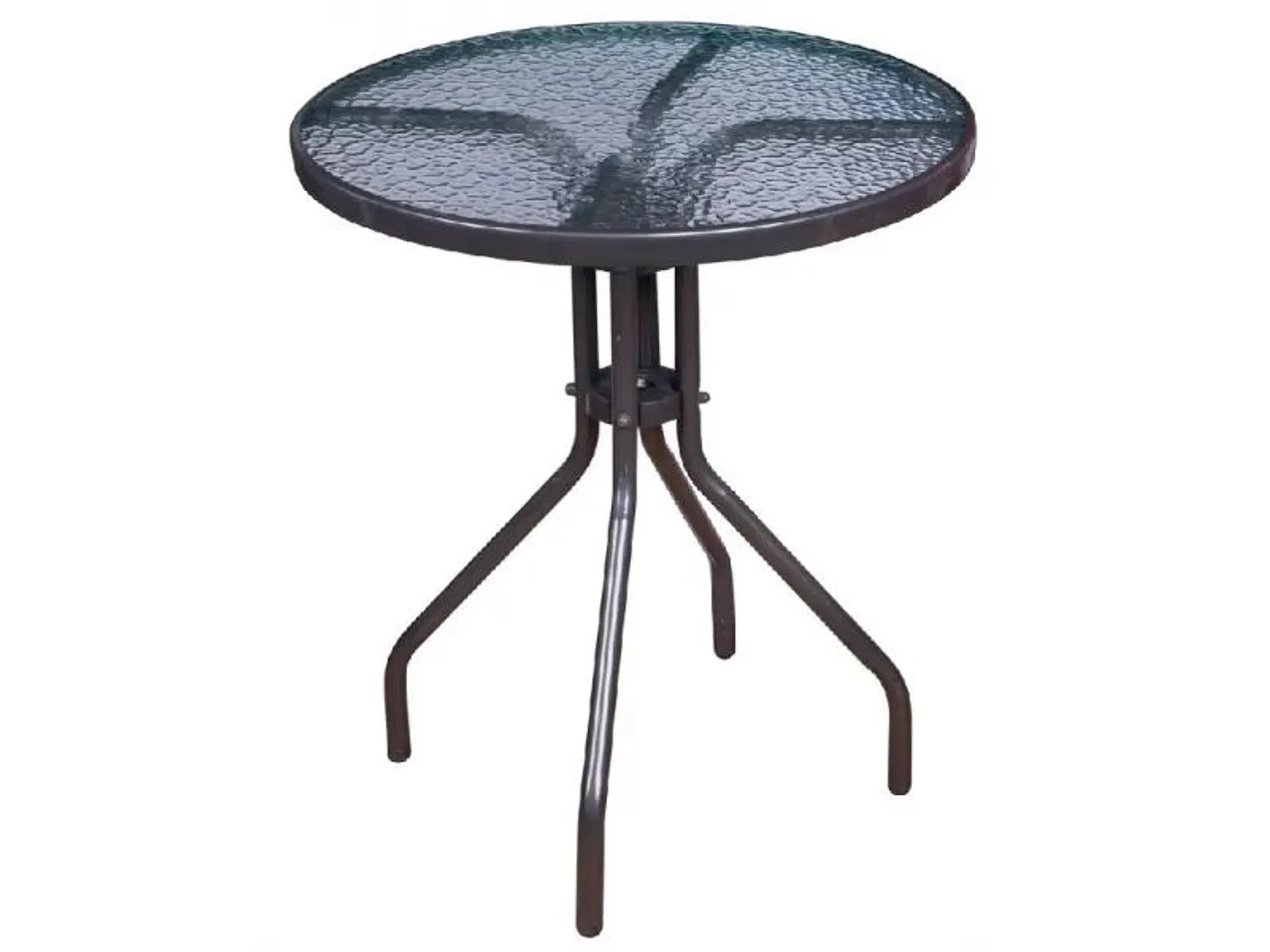 SUNFUN - bisztróasztal üveglappal (Ø60cm)
