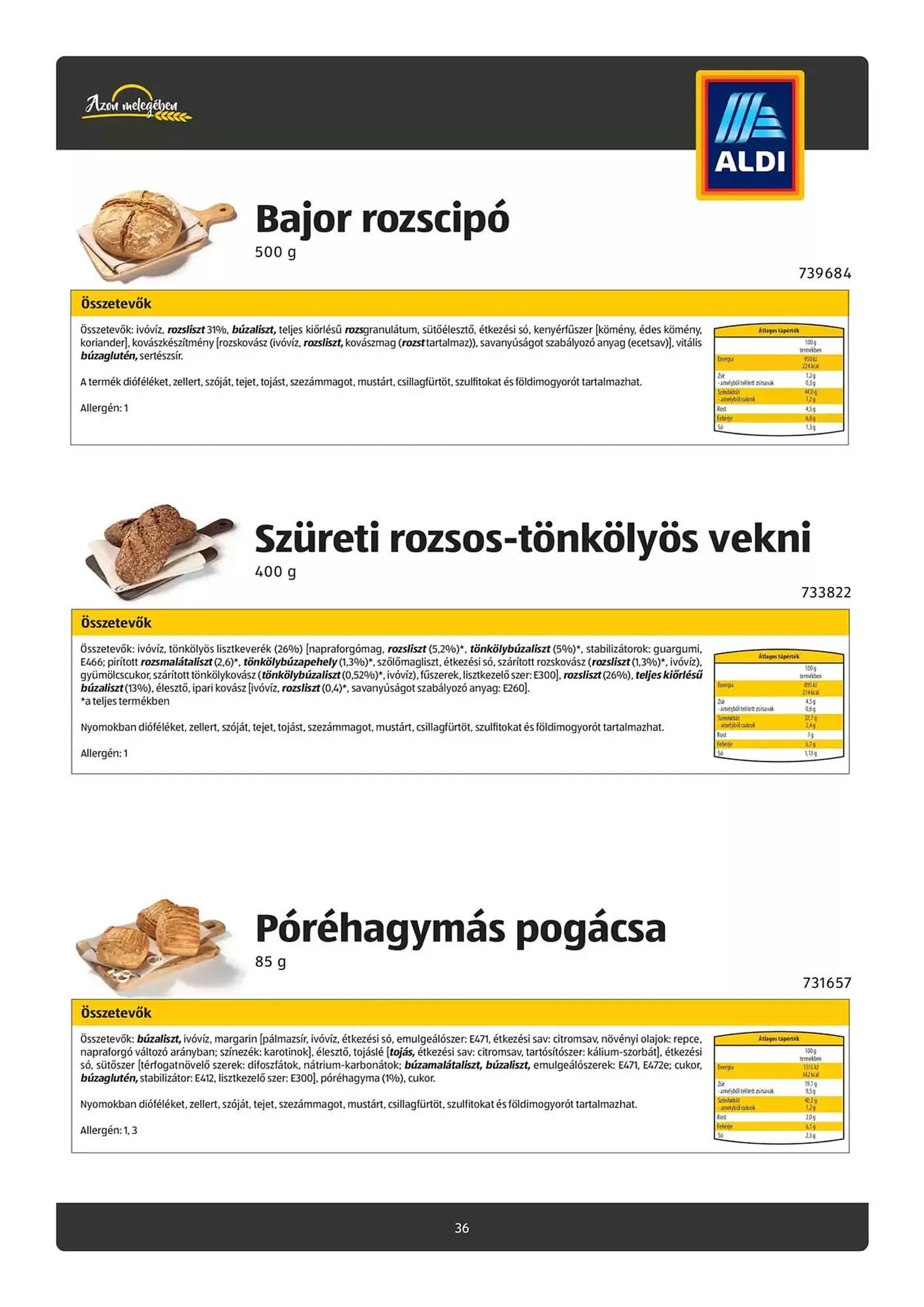 Katalógus ALDI akciós újság december 18.-tól január 1.-ig 2025. - Oldal 36