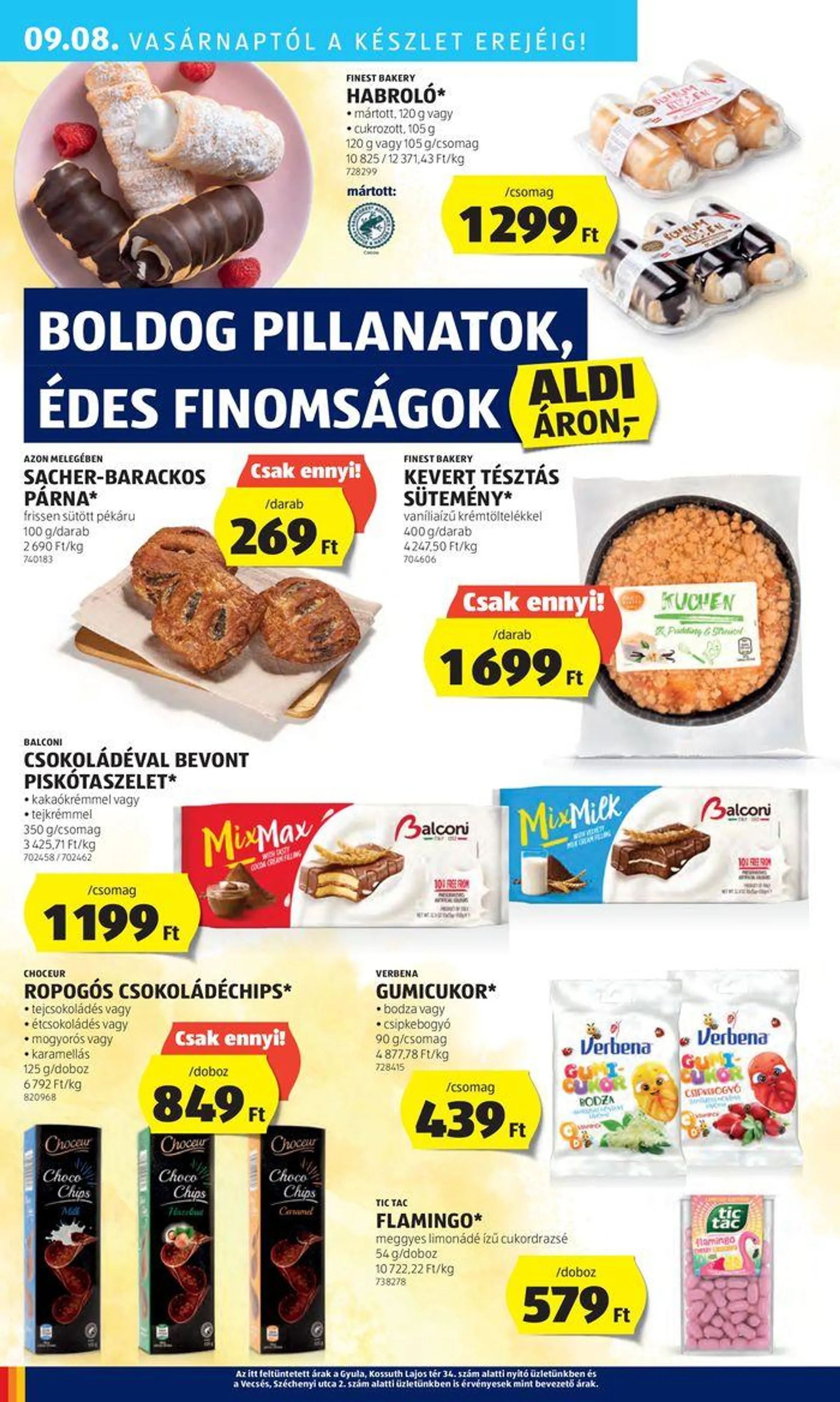 Következő heti ALDI akciós újság - 38