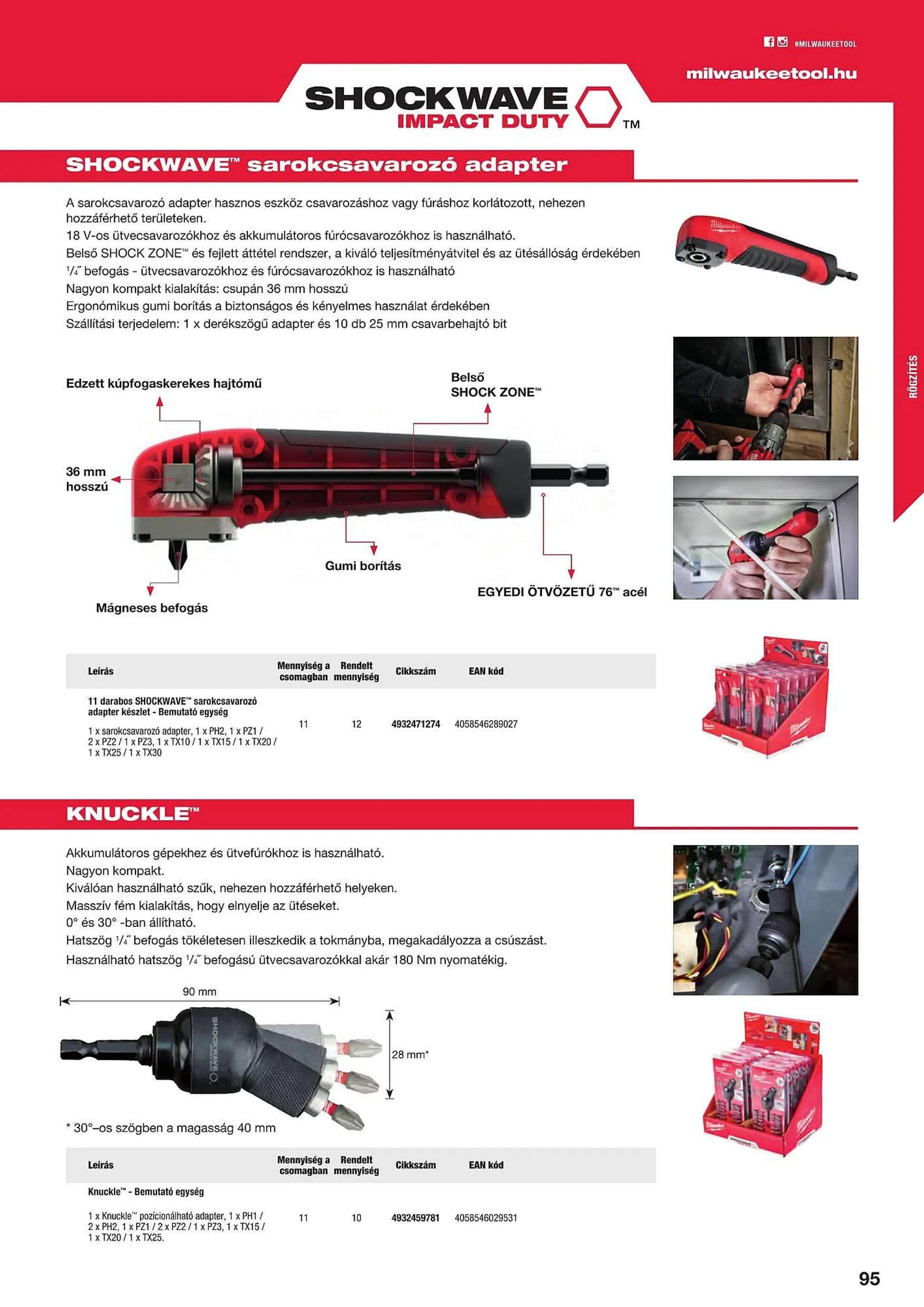 Katalógus Milwaukeetool akciós újság augusztus 14.-tól december 31.-ig 2024. - Oldal 95