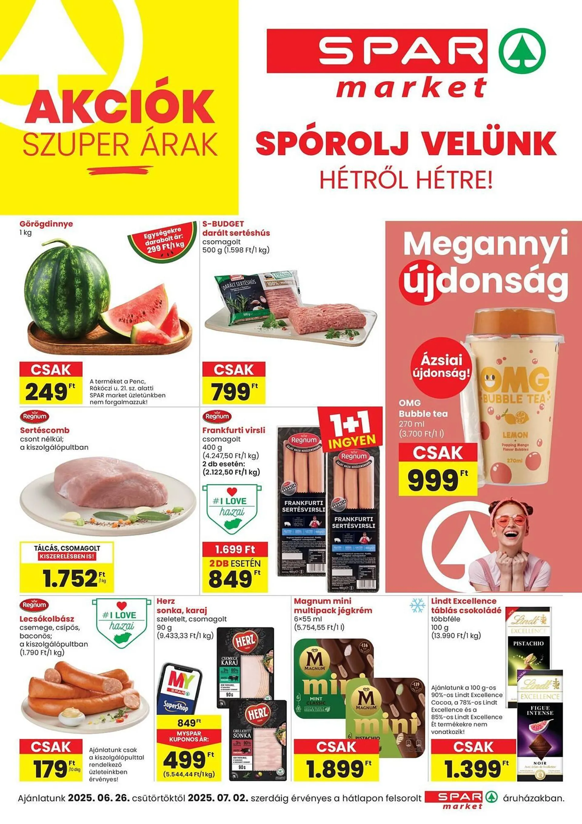 Spar akciós újság - 1