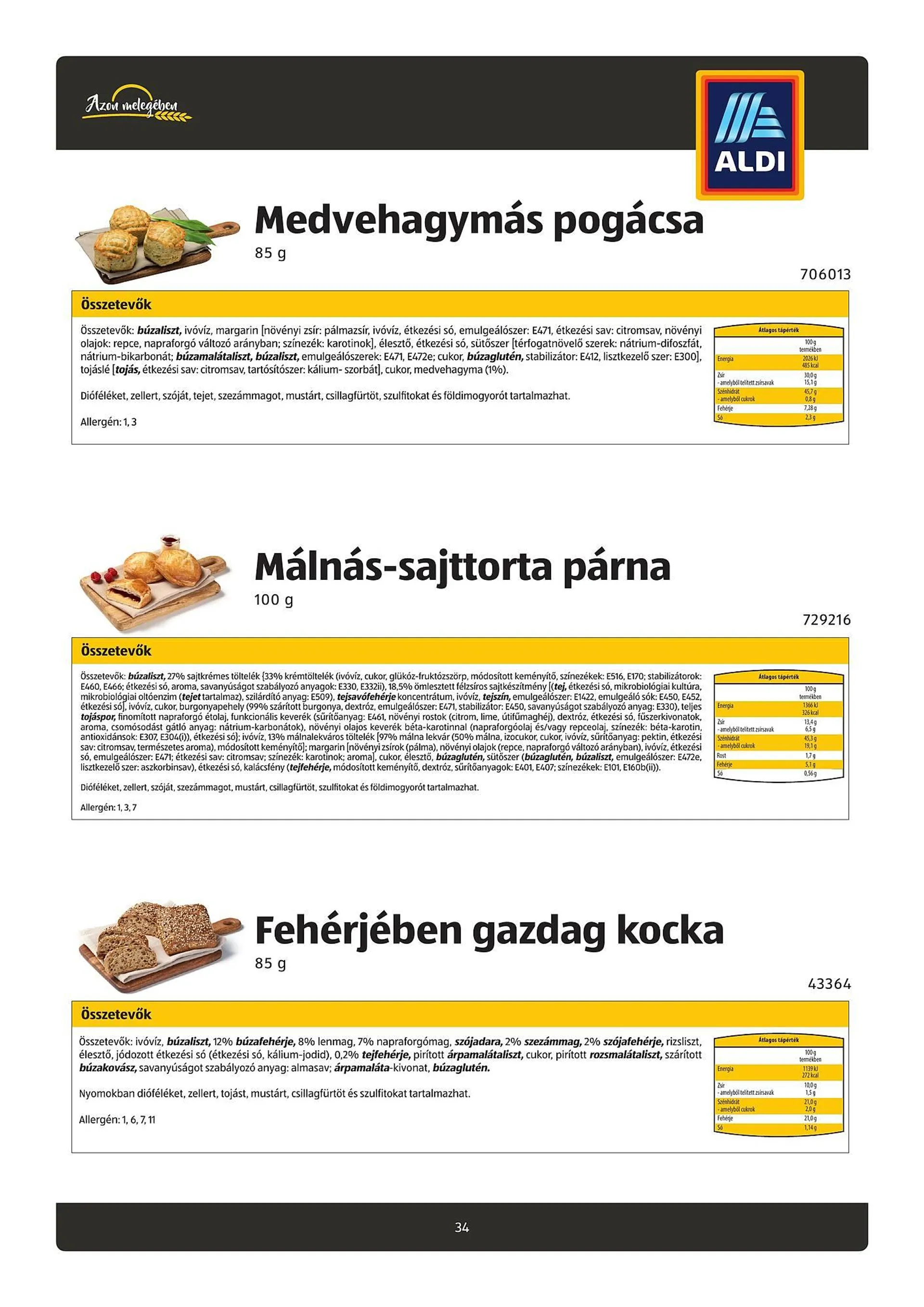 Katalógus ALDI akciós újság július 26.-tól október 21.-ig 2024. - Oldal 34