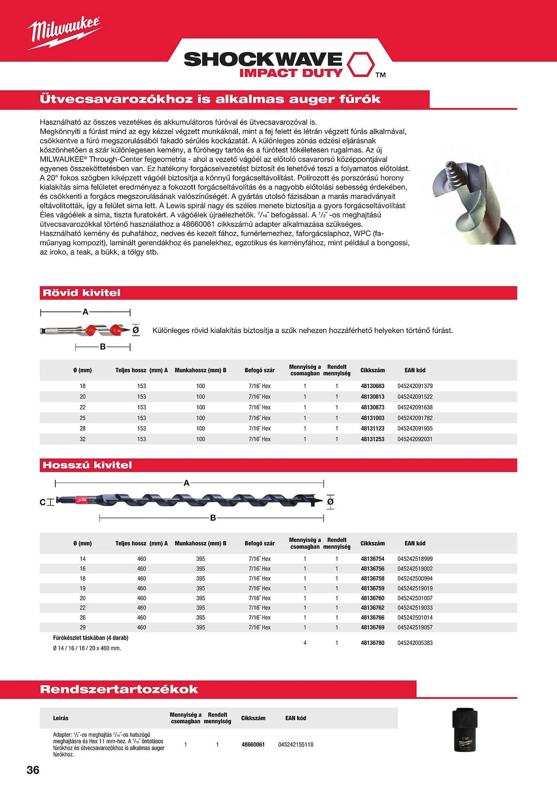 Katalógus Milwaukeetool akciós újság augusztus 14.-tól december 31.-ig 2024. - Oldal 36
