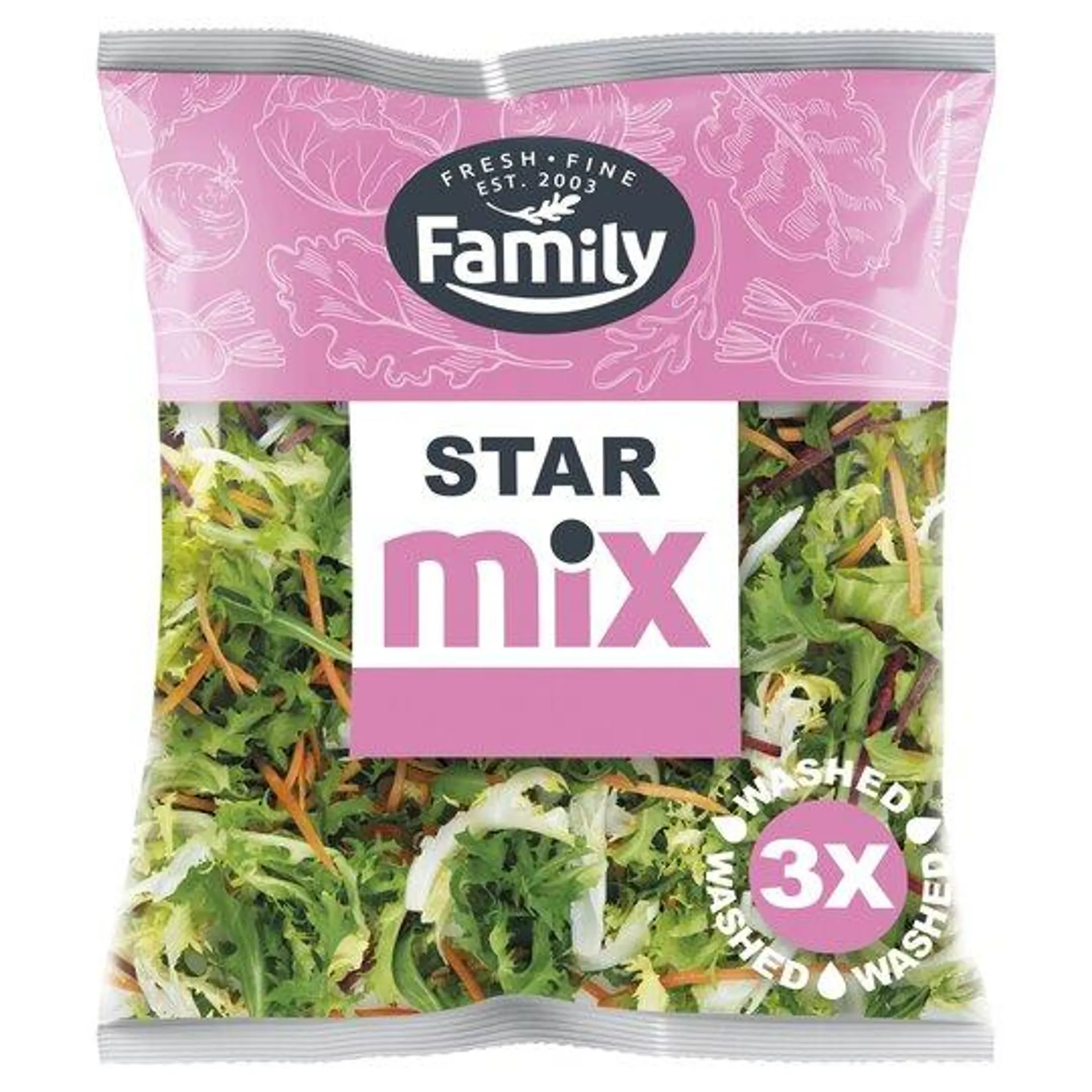 Family Star mix friss salátakeverék 80 g