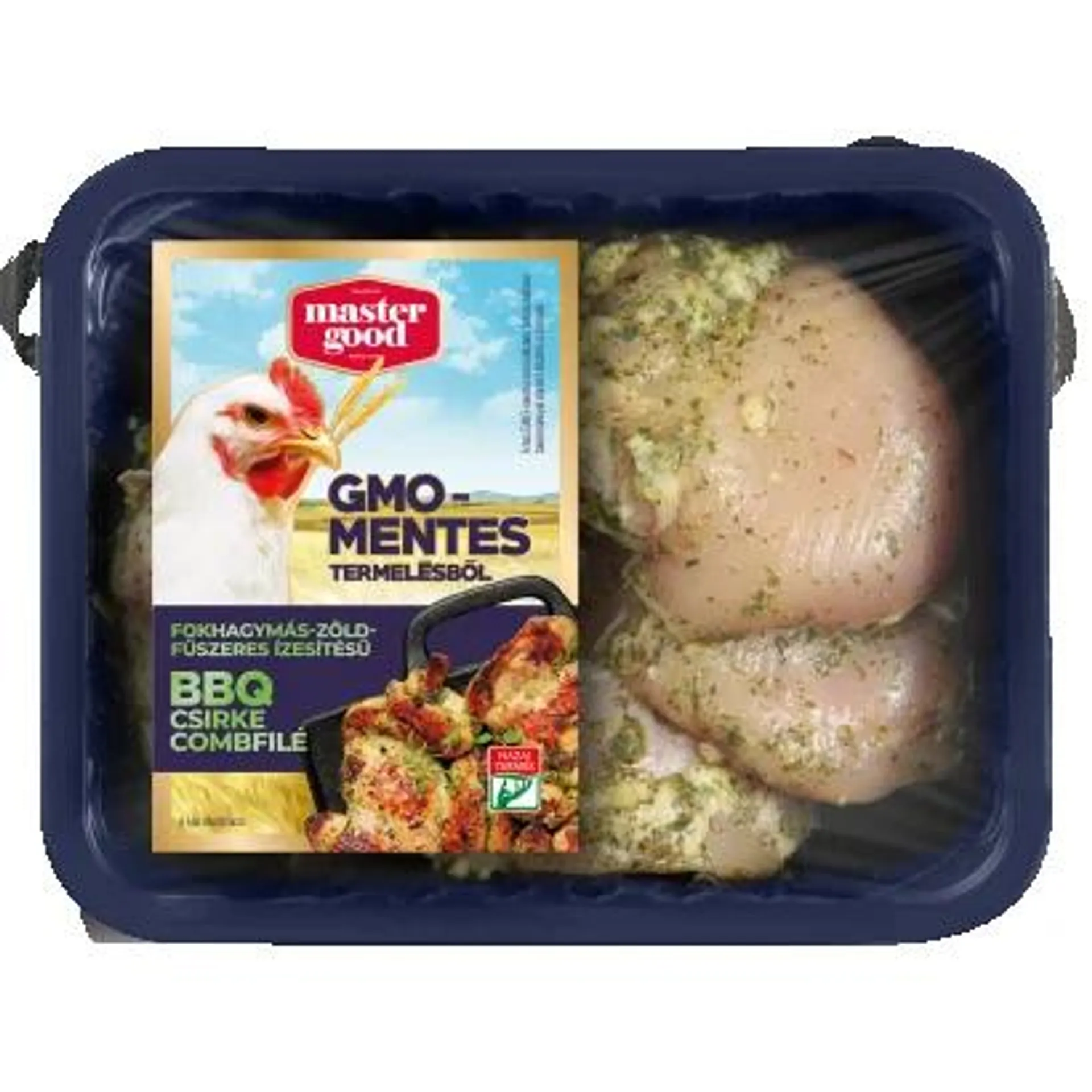 Master Good BBQ Chicken Thigh Fillet Flavoured with Garlic and Herbs 450 g