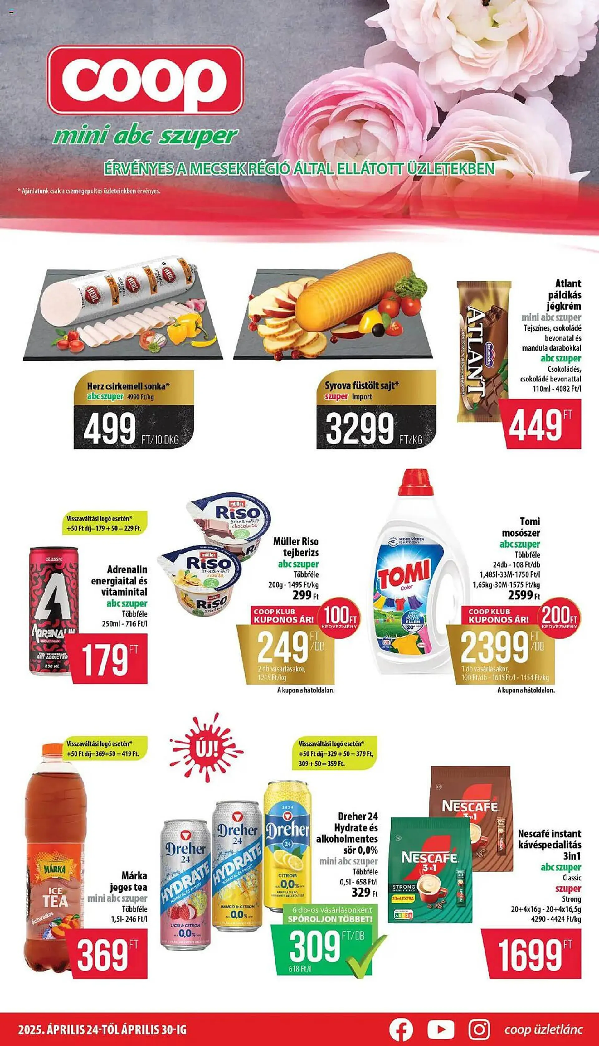 Katalógus Coop akciós újság április 24.-tól április 30.-ig 2025. - Oldal 1