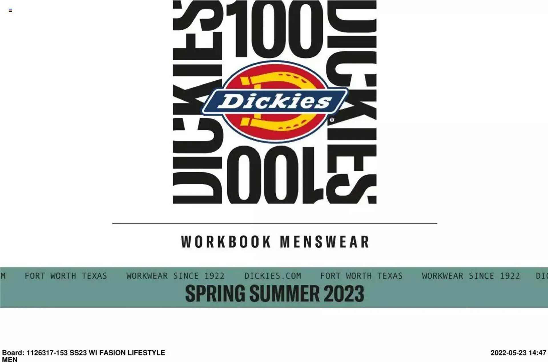 Dickies - Menswear Workbook - 152