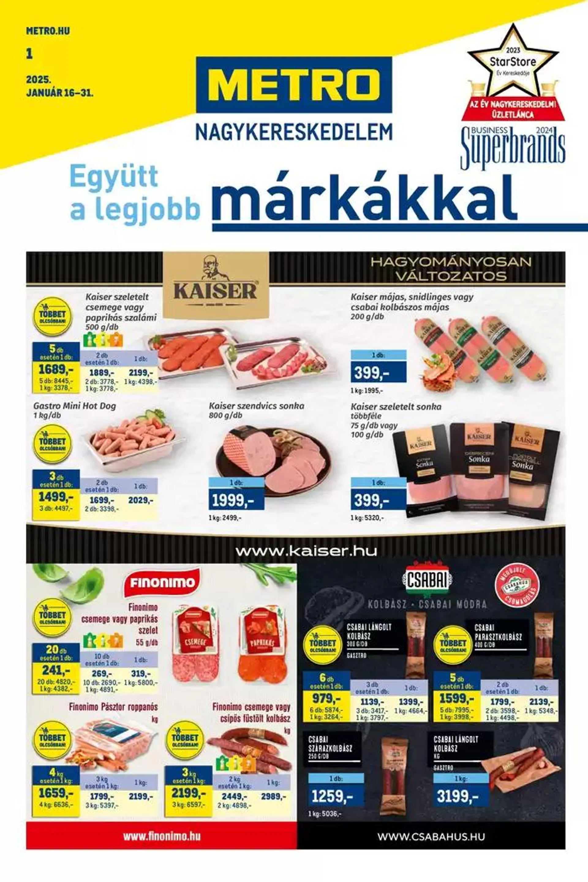 Márkák katalógus 2025/01 - 1
