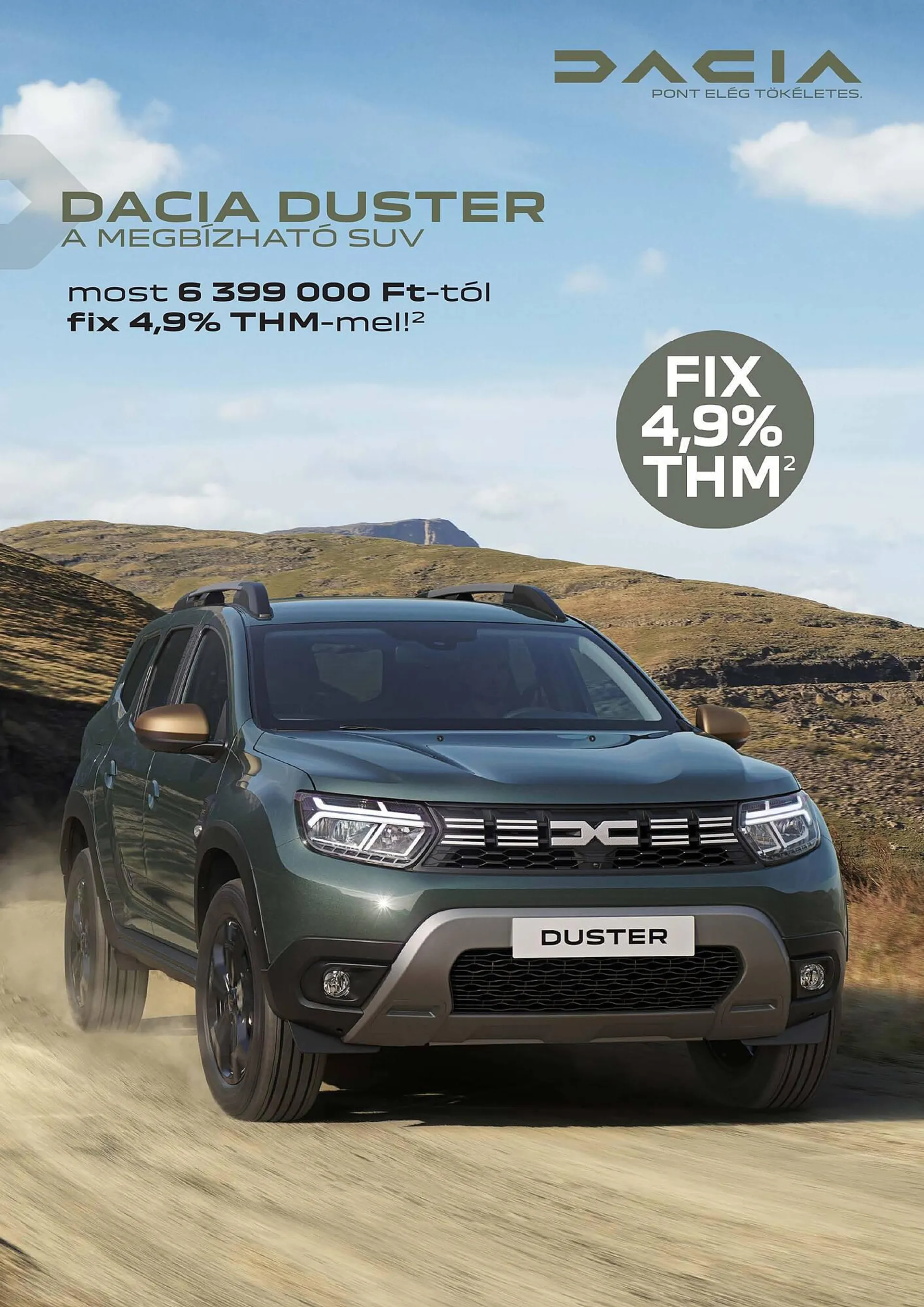 Dacia Duster akciós újság - március 8. június 30. 2024.