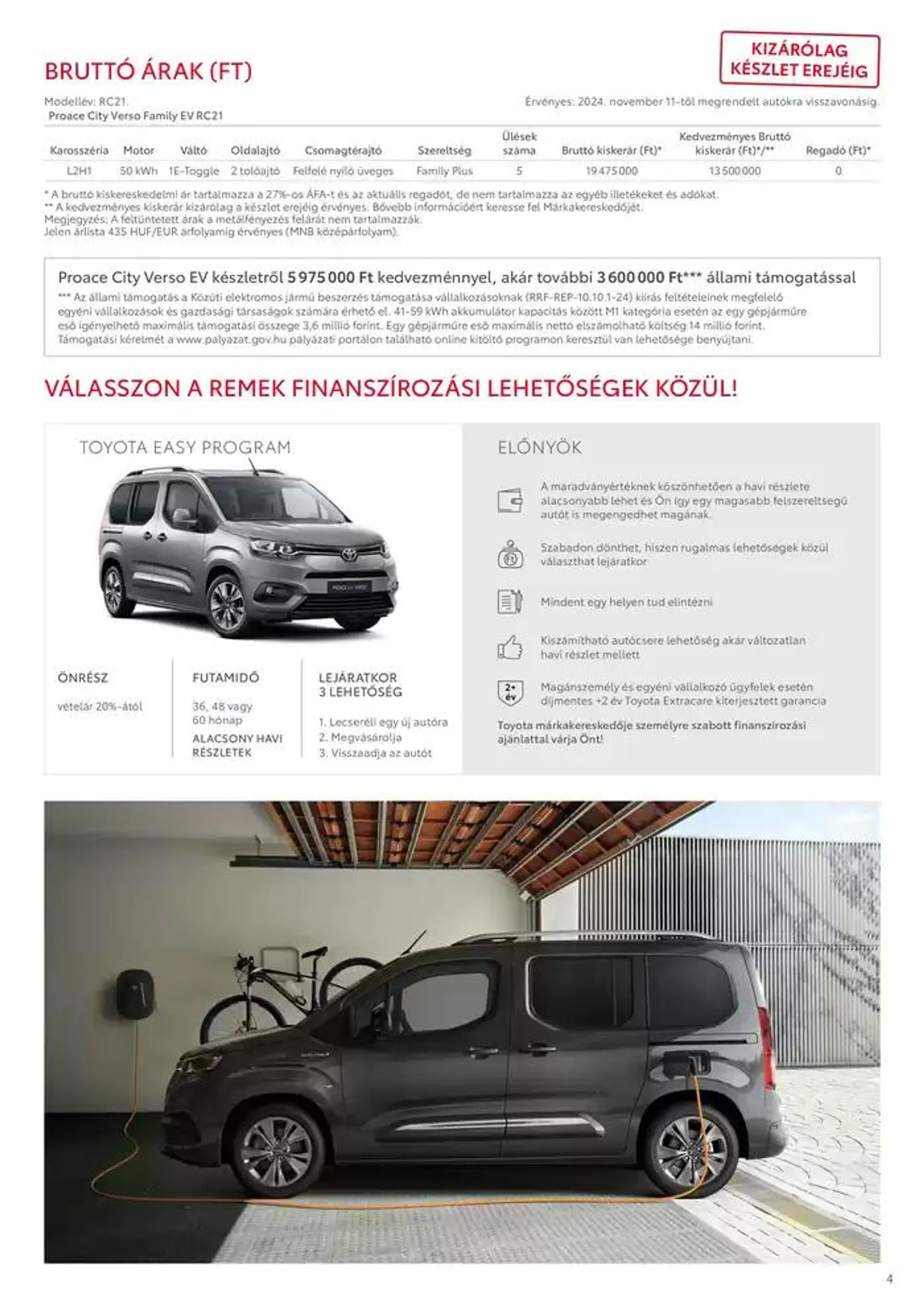 Katalógus Toyota Proace City Verso EV november 27.-tól november 27.-ig 2025. - Oldal 4