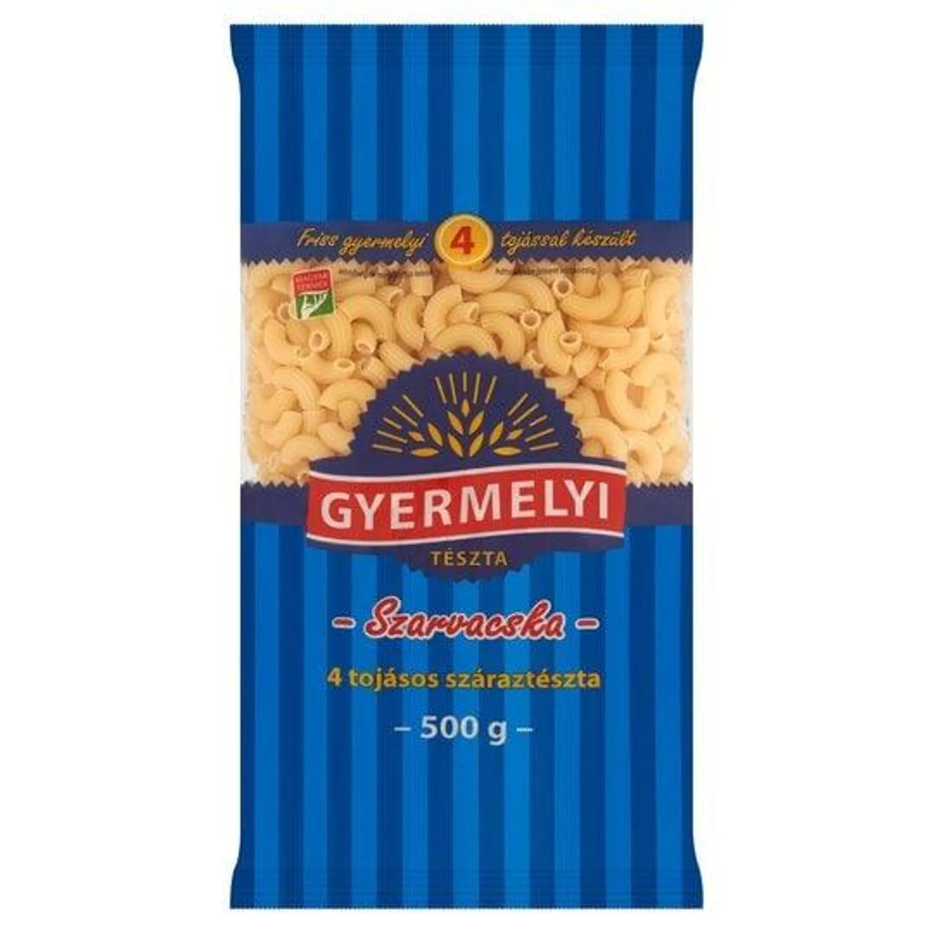 Gyermelyi szarvacska 4 tojásos száraztészta 500 g