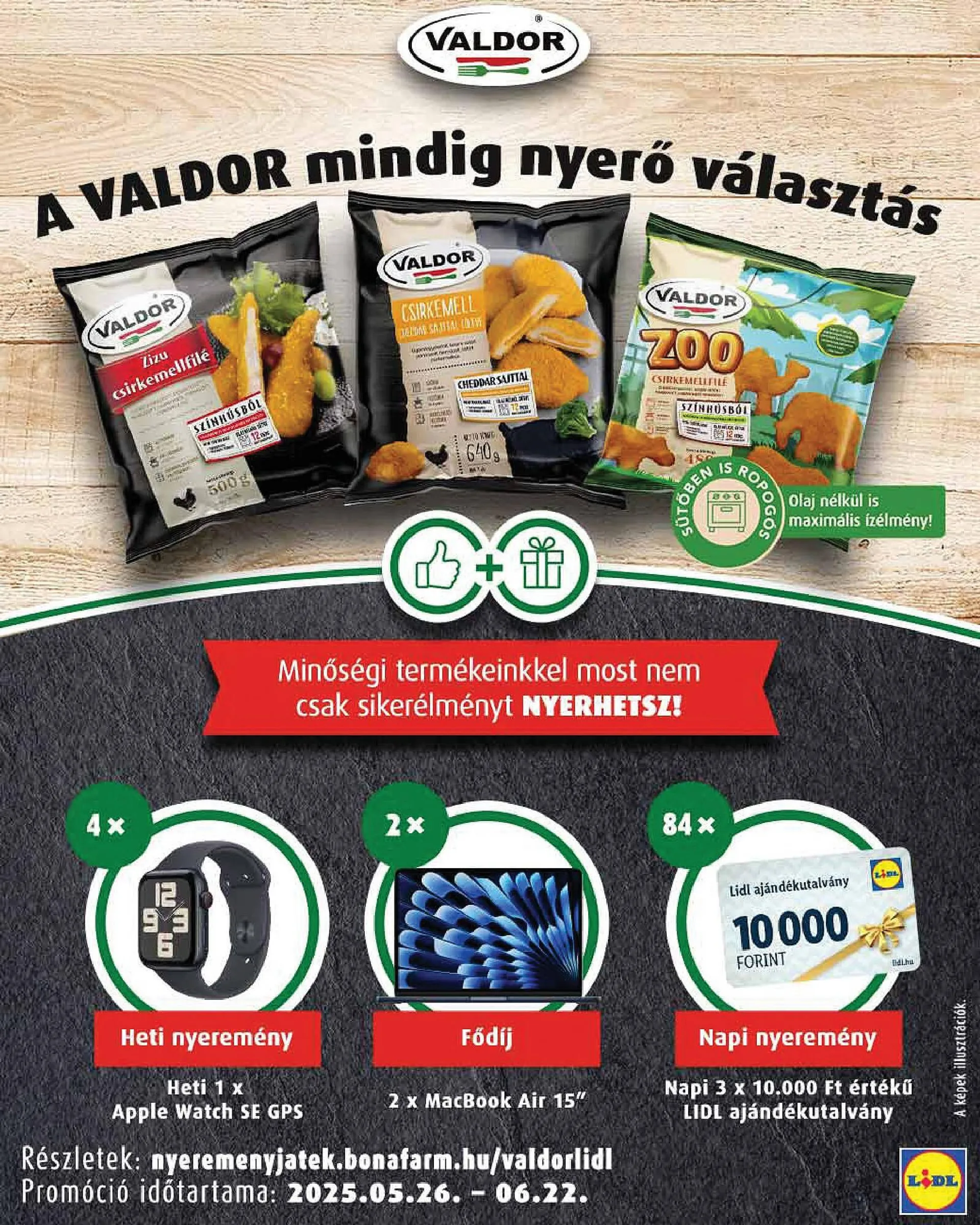 Katalógus Valdor-Lidl Nyereményjáték május 26.-tól június 22.-ig 2025. - Oldal 1