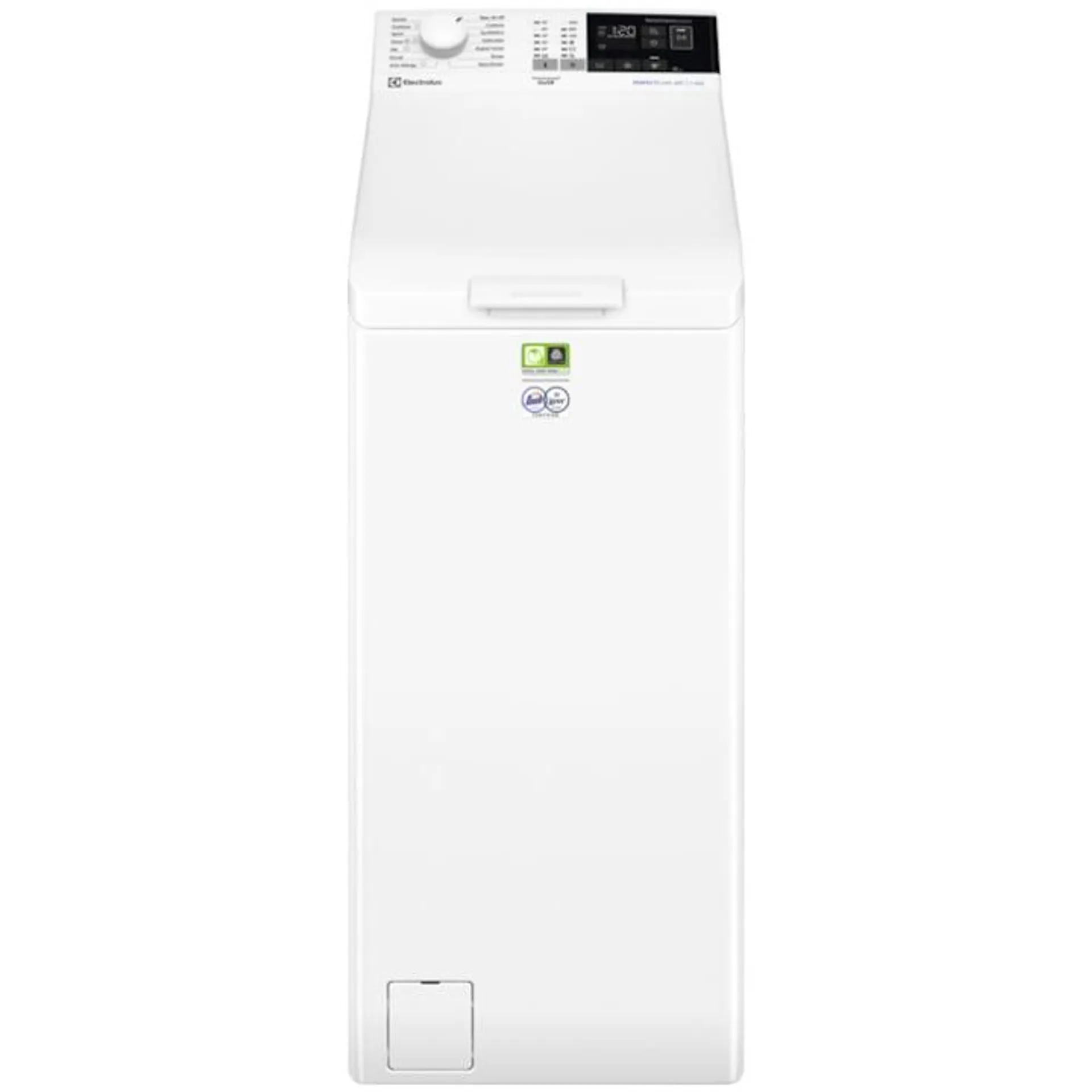 Electrolux EW6T4262E, Mosógép függőleges töltetű, 6 kg, 1200 RPM, A energiaosztály, SensiCare System, SoftOpening, TimeManager, Antiallergén gőzzel, Rapid 14 perc, Inverter motor, AquaControl, Fehér