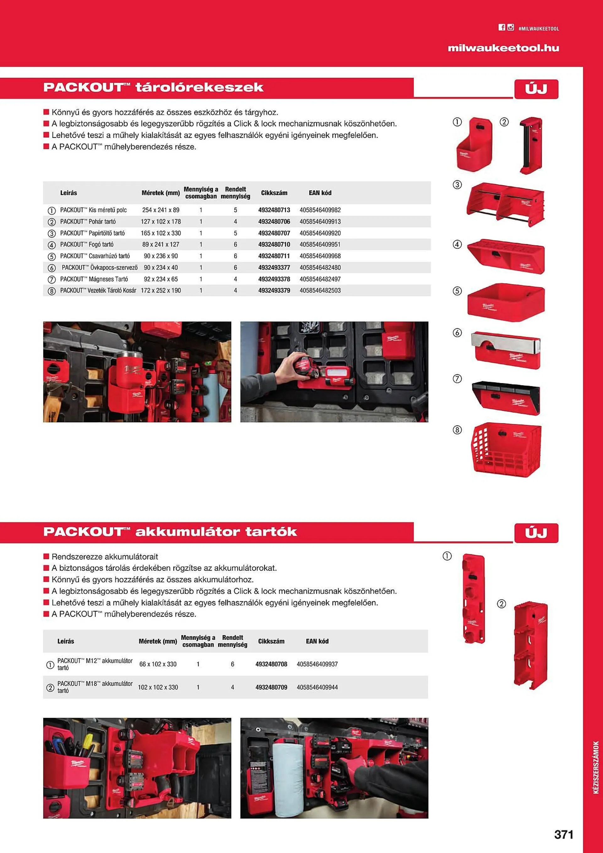 Katalógus Milwaukeetool akciós újság augusztus 14.-tól december 31.-ig 2024. - Oldal 371