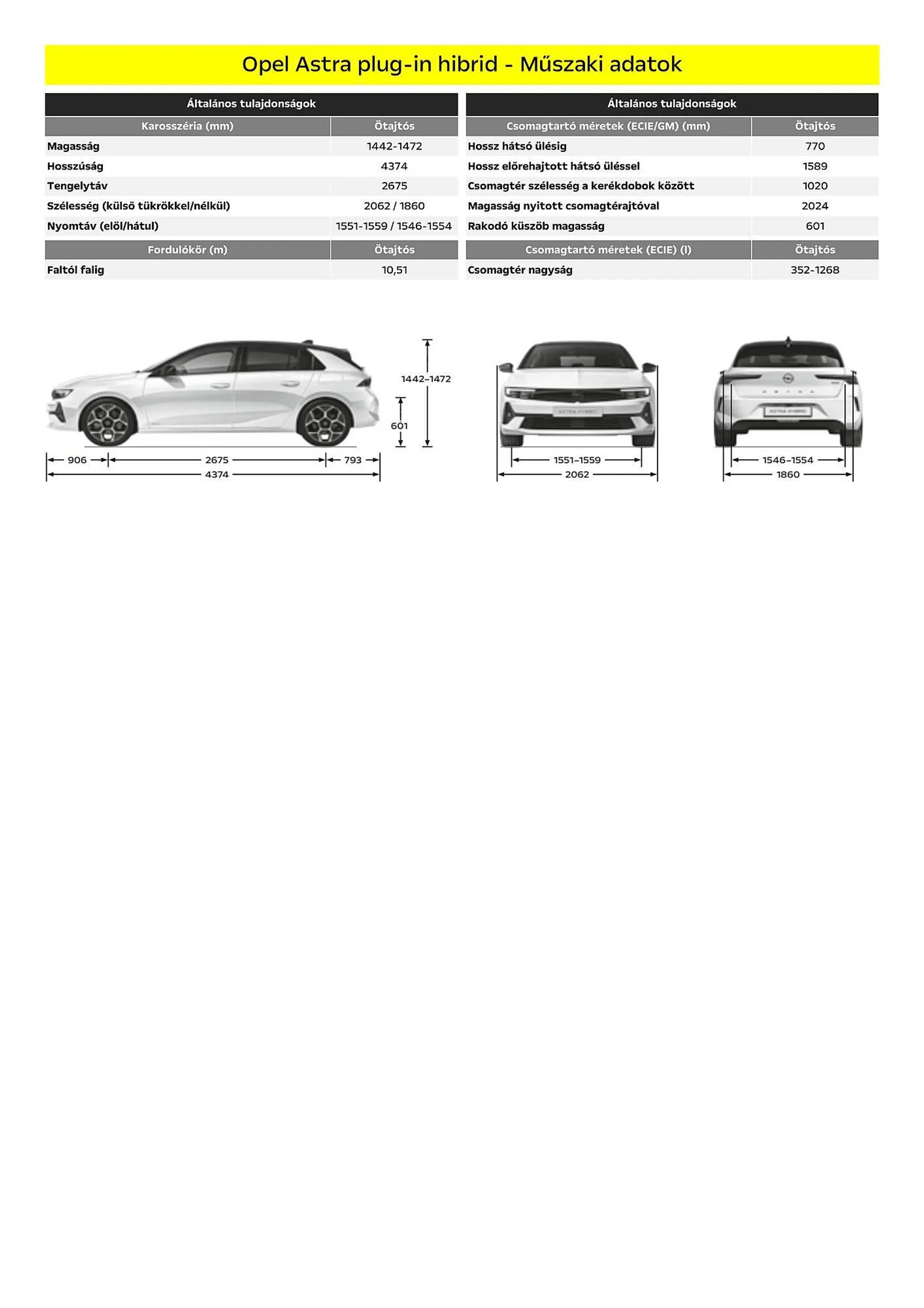 Opel Astra Hibrid akciós újság - 11