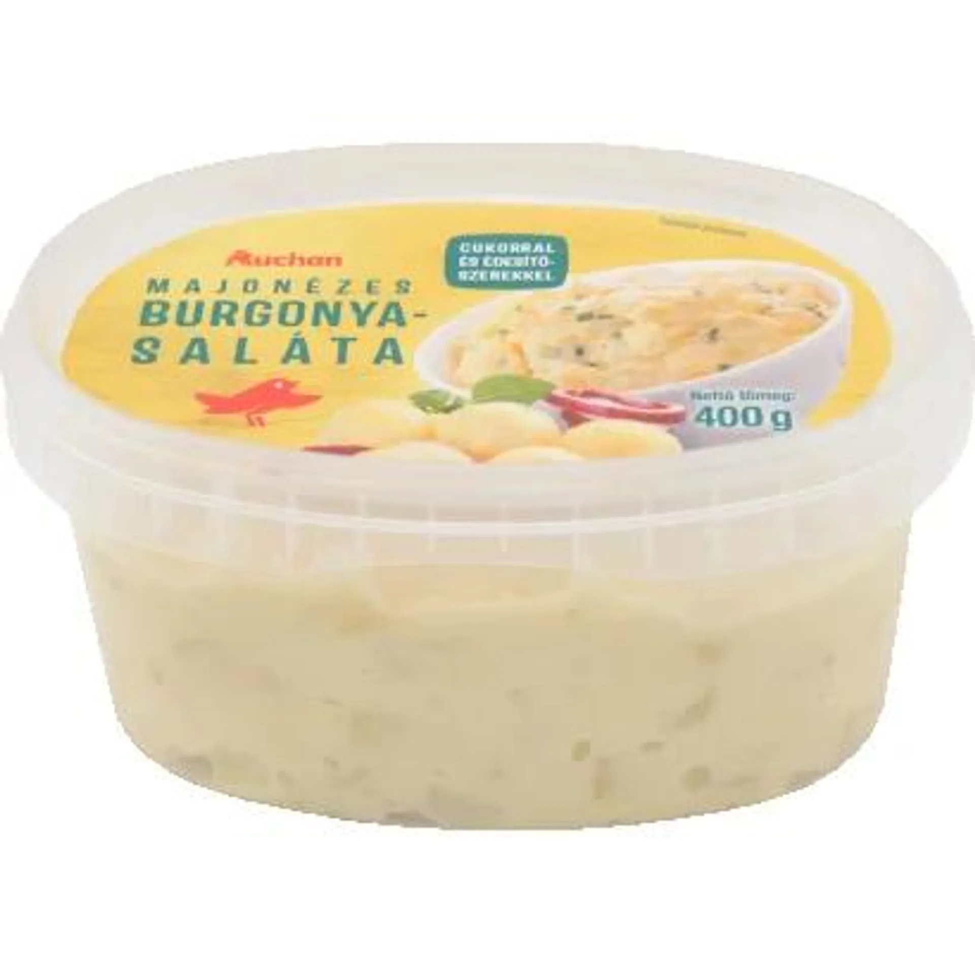 Auchan Nívó Mayonnaise potato salad with sugar and sweeteners 400 g