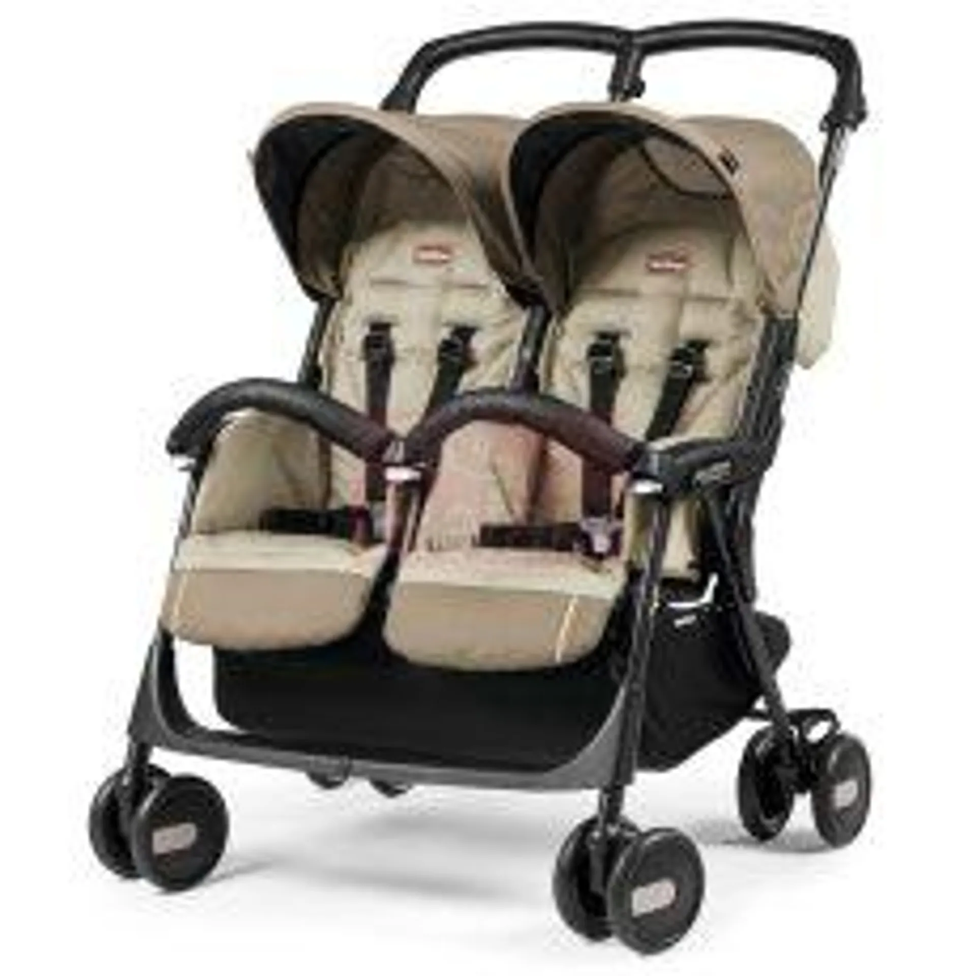 Peg Perego Aria Shopper Twin ikerbabakocsi #Class Beige