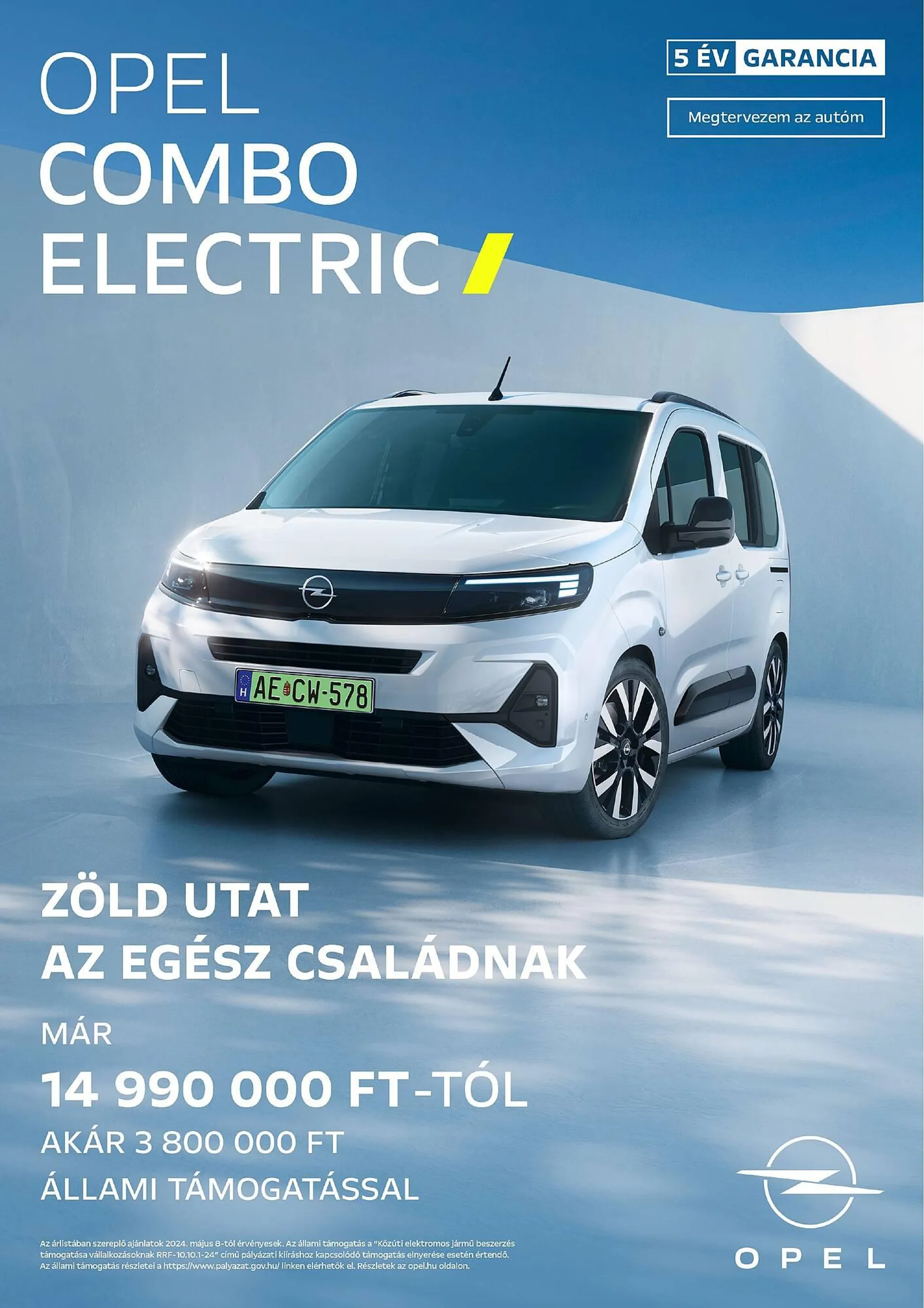 Opel Combo Electric akciós újság - 1